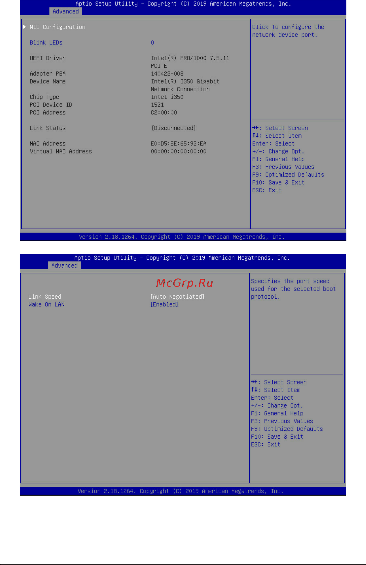 Gigabyte MZ32-AR0 (rev. 1.0) [57/146] 2 17 intel r i350 gigabit network connection