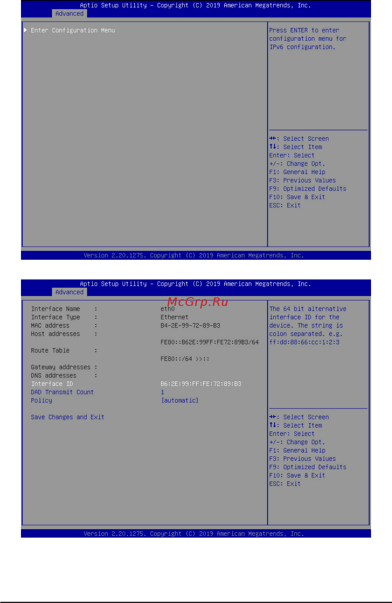 Gigabyte MZ32-AR0 (rev. 1.0) [62/146] 2 20 mac ipv6 network configuration