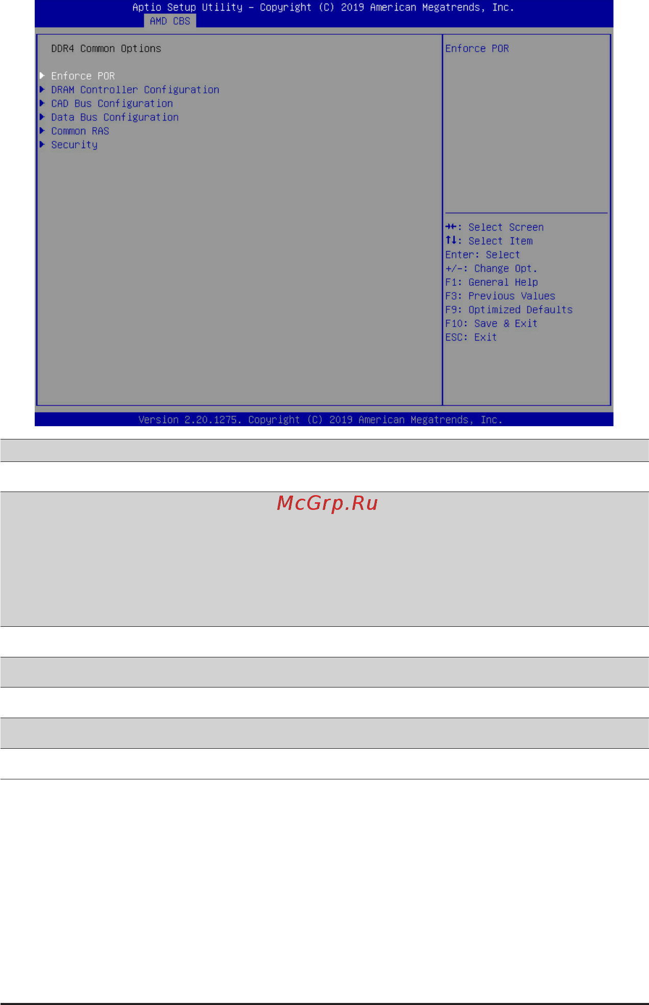 Gigabyte MZ32-AR0 (rev. 1.0) [76/146] 3 3 1 ddr4 common options