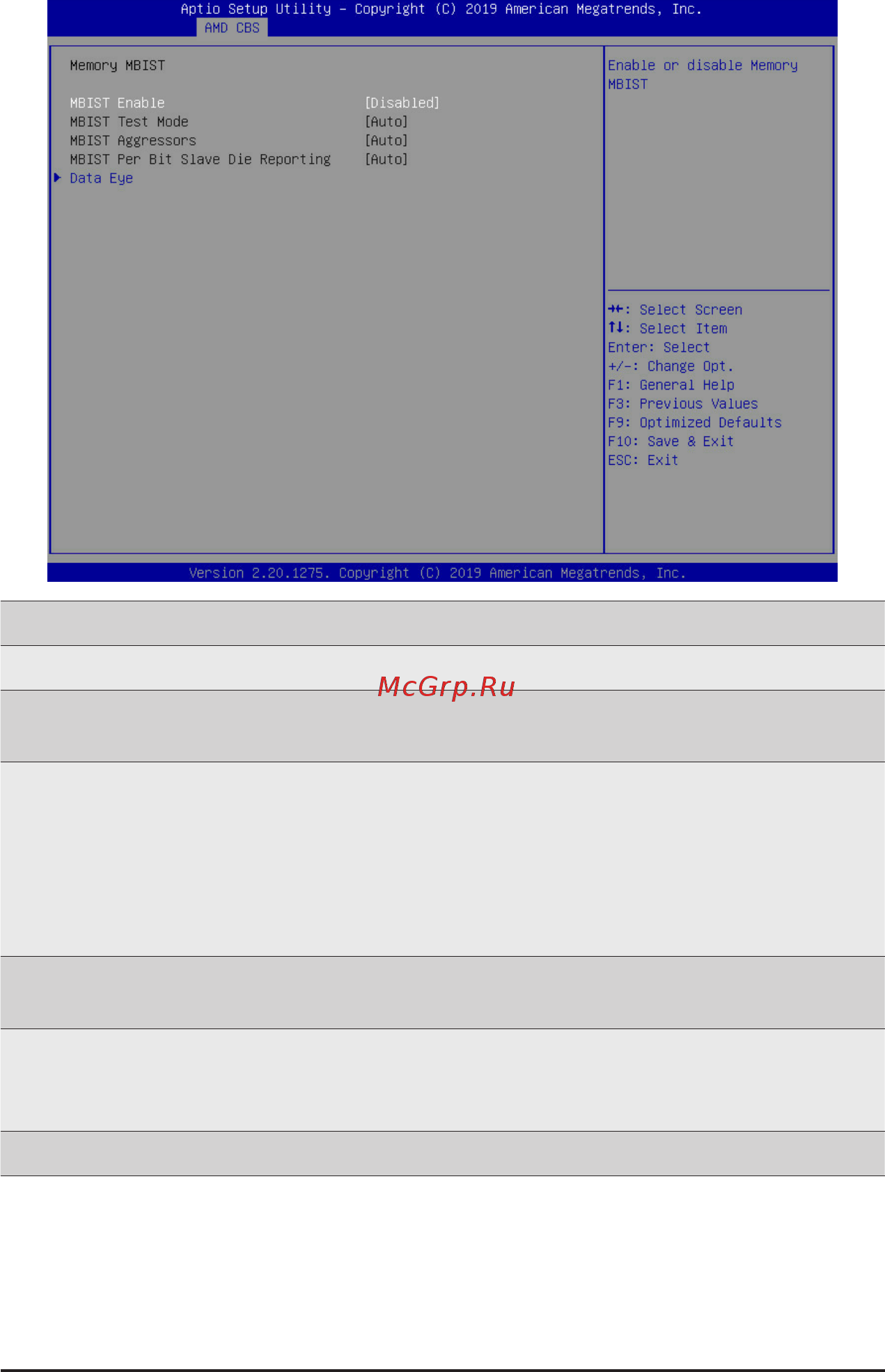 Gigabyte MZ32-AR0 (rev. 1.0) [85/146] 3 3 4 memory mbist