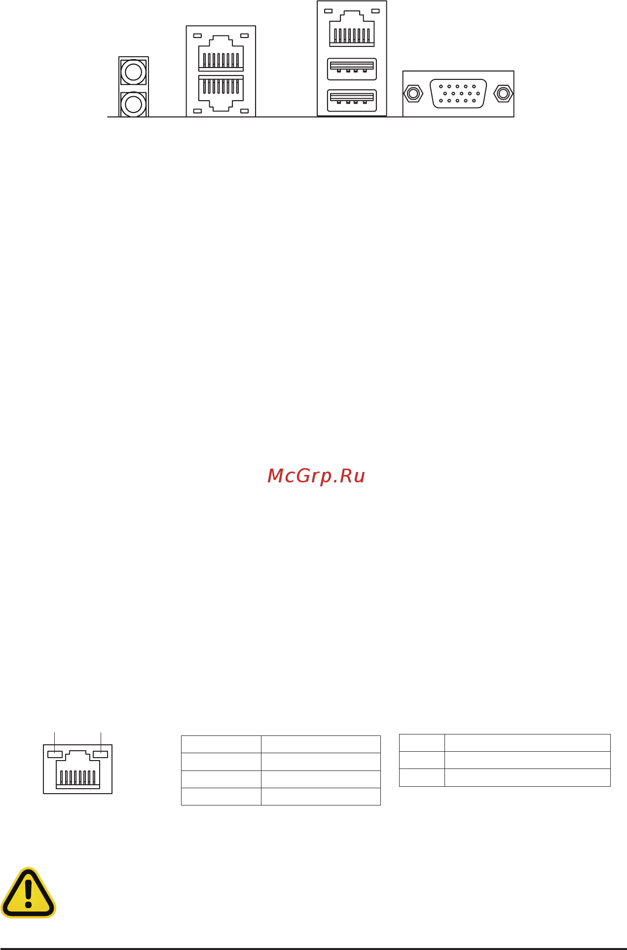 Gigabyte MJ11-EC0 (rev. 1.2) [14/109] 5 back panel connectors