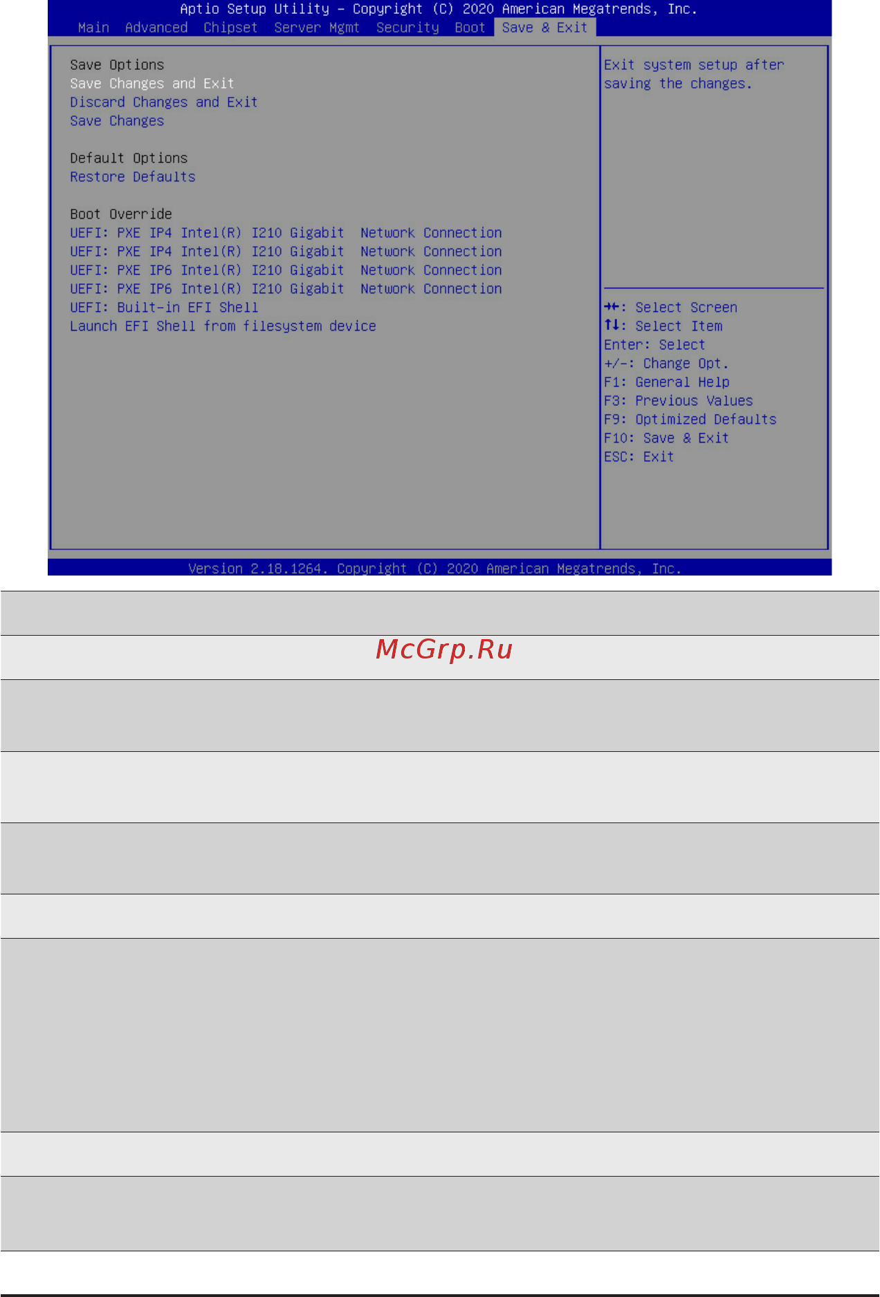 Gigabyte MJ11-EC0 (rev. 1.2) [87/109] 7 save exit menu