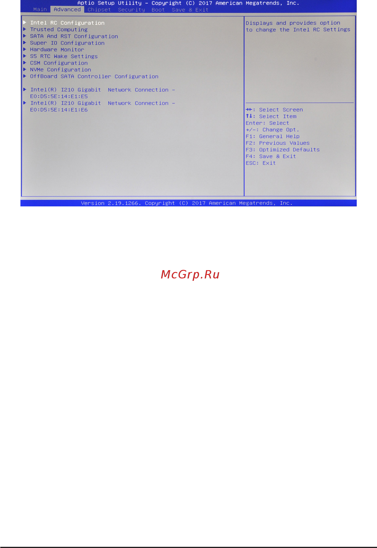 Gigabyte MW51-HP0 (rev. 1.0) [34/61] 2 advanced menu