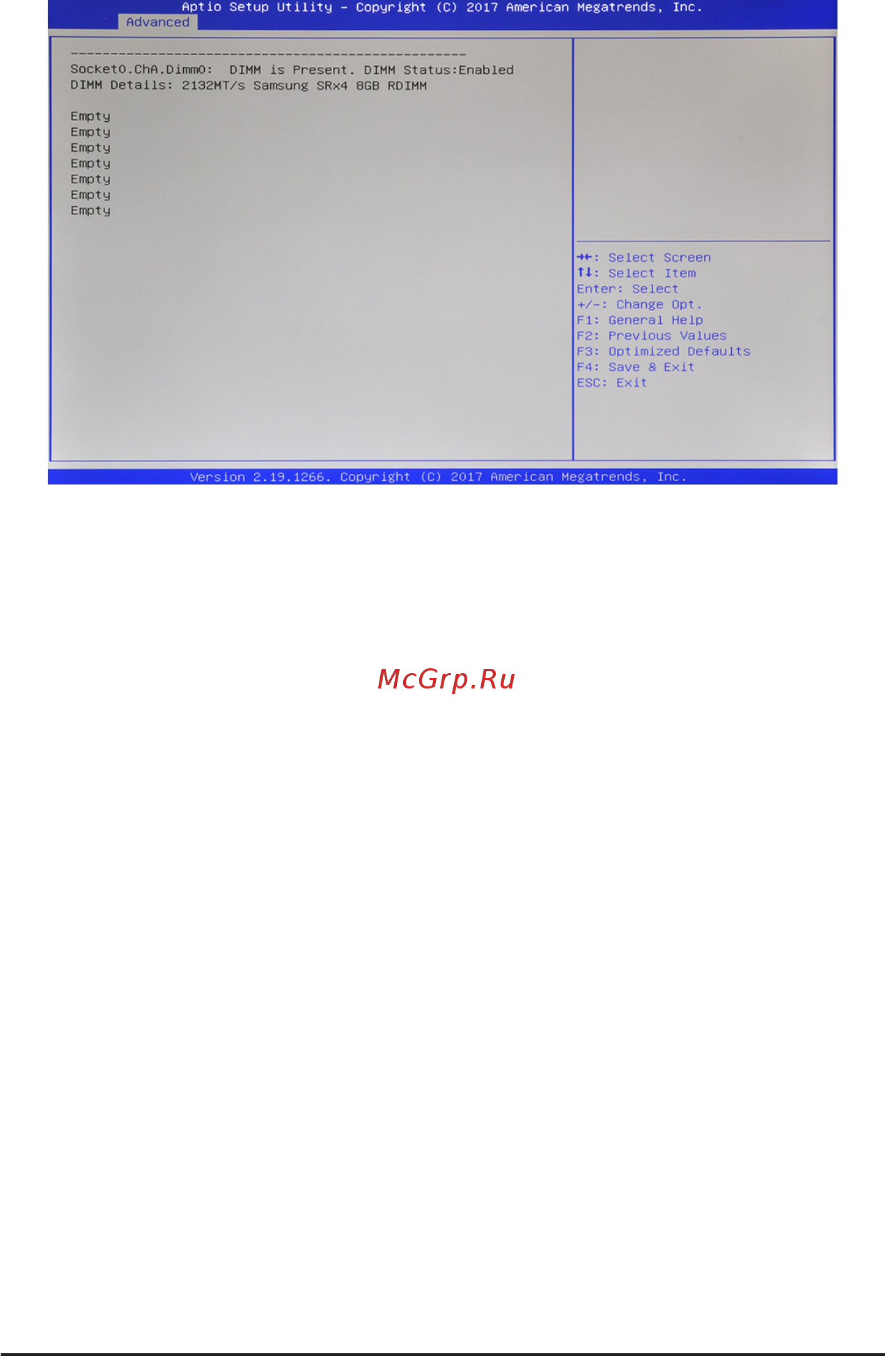 Gigabyte MW51-HP0 (rev. 1.0) [37/61] 2 1 1 memory topology