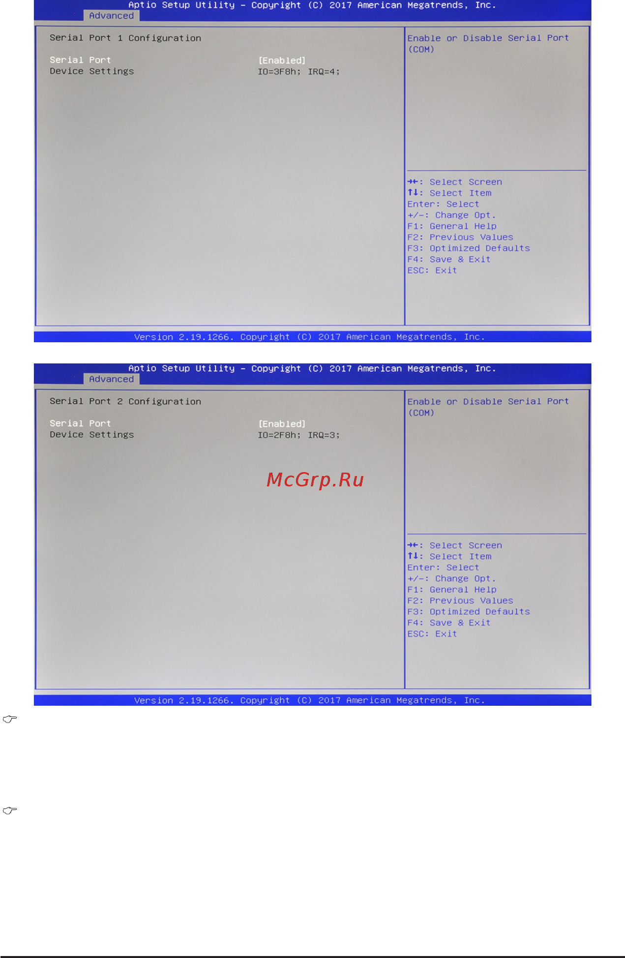 Gigabyte MW51-HP0 (rev. 1.0) [42/61] 2 4 1 serial port 1 2 configuration