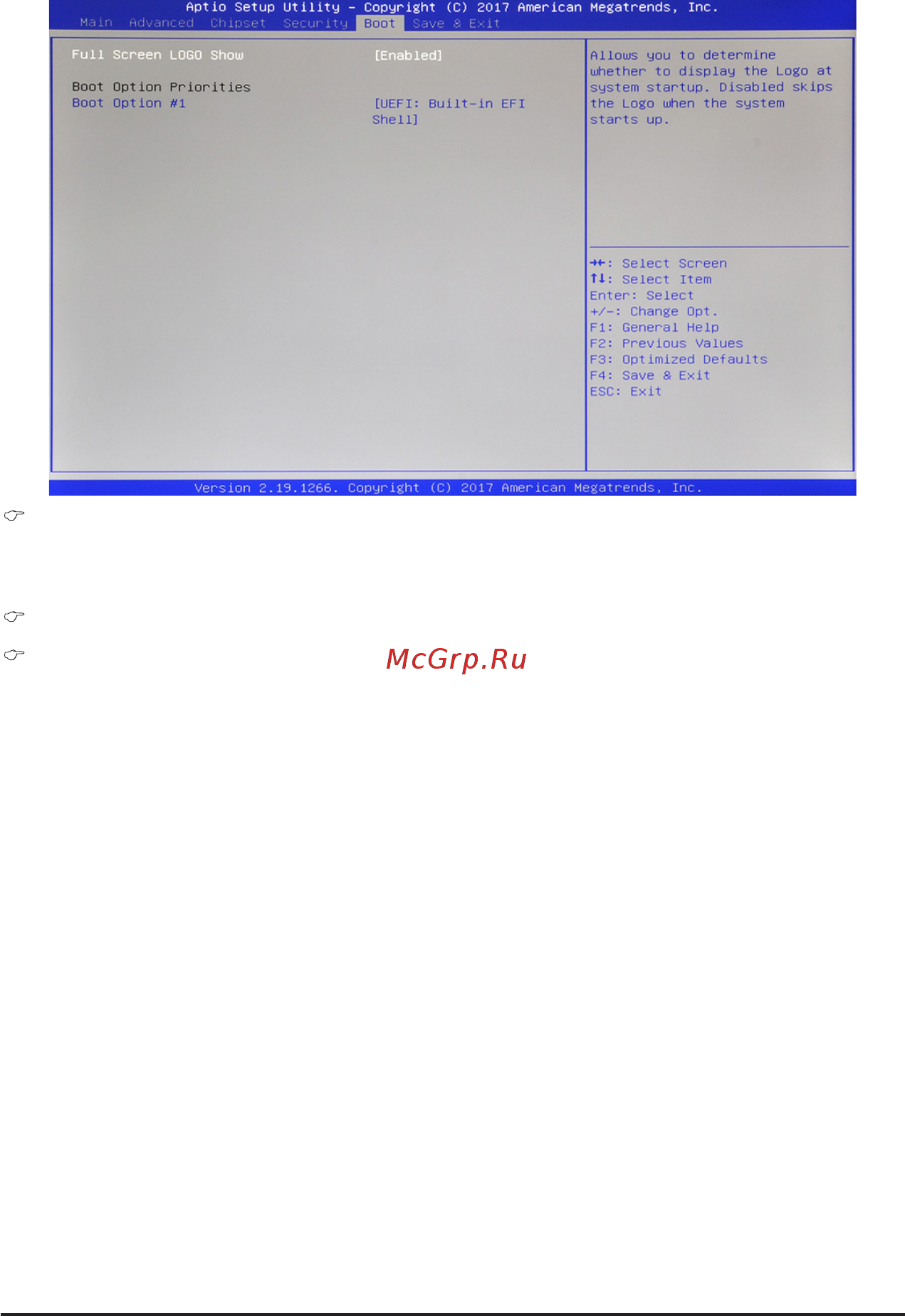 Gigabyte MW51-HP0 (rev. 1.0) [58/61] 5 boot menu