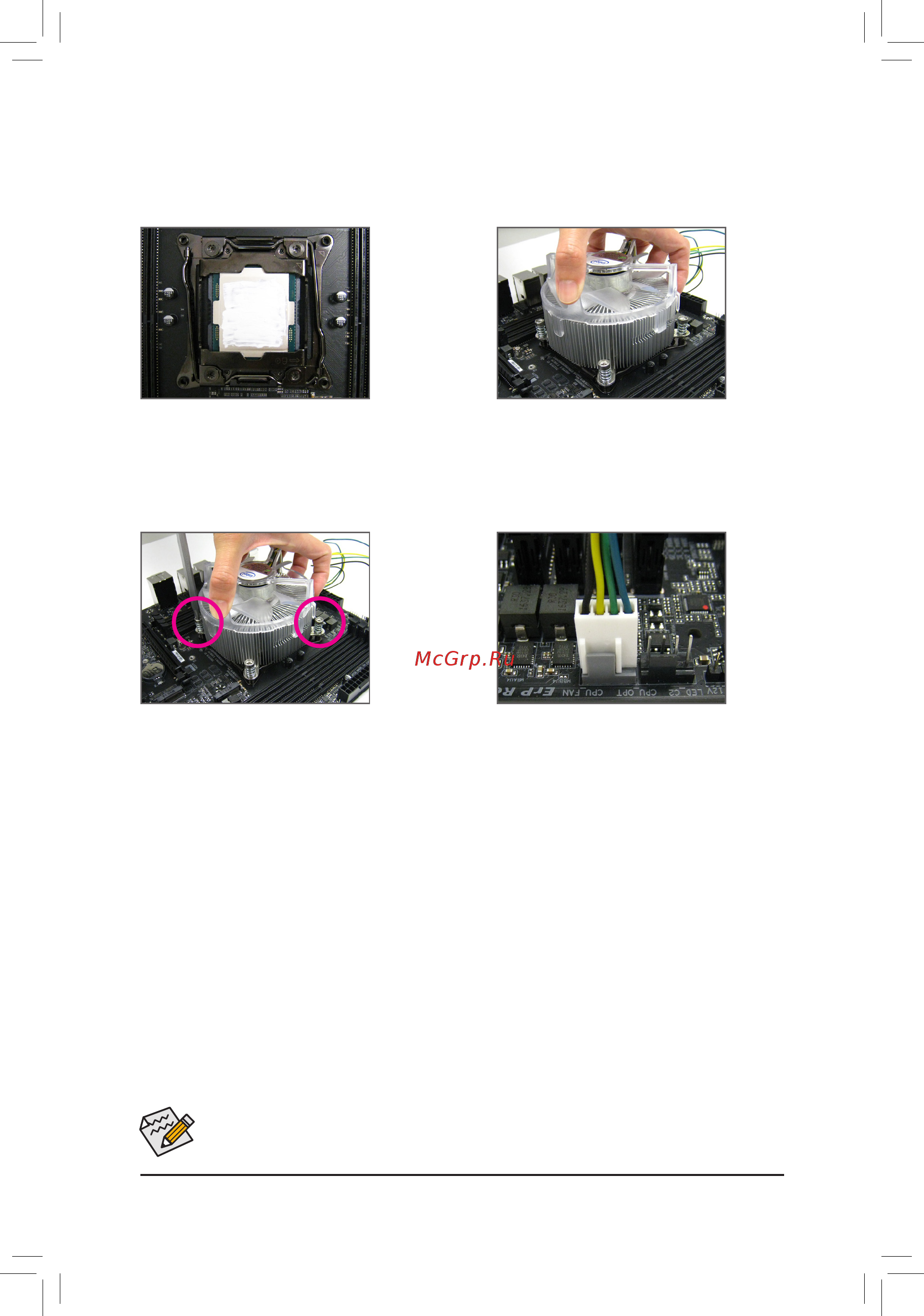Gigabyte X299-WU8 (rev. 1.0) [16/136] 3 2 installing the cpu cooler