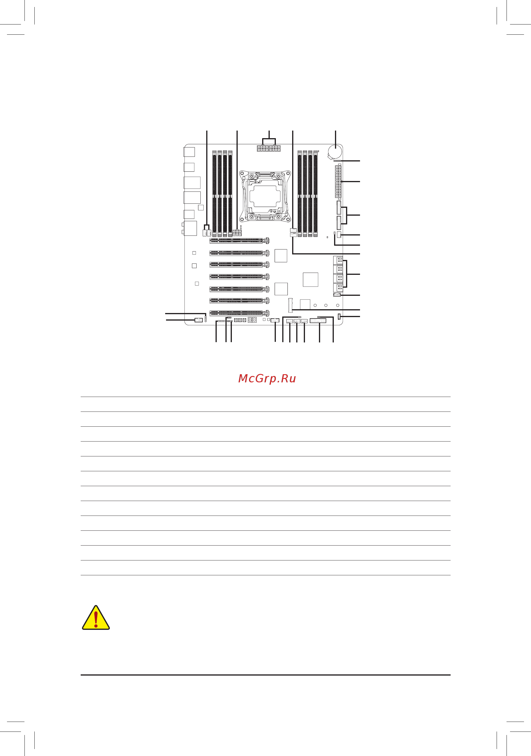 Gigabyte X299-WU8 (rev. 1.0) [25/136] 9 internal connectors