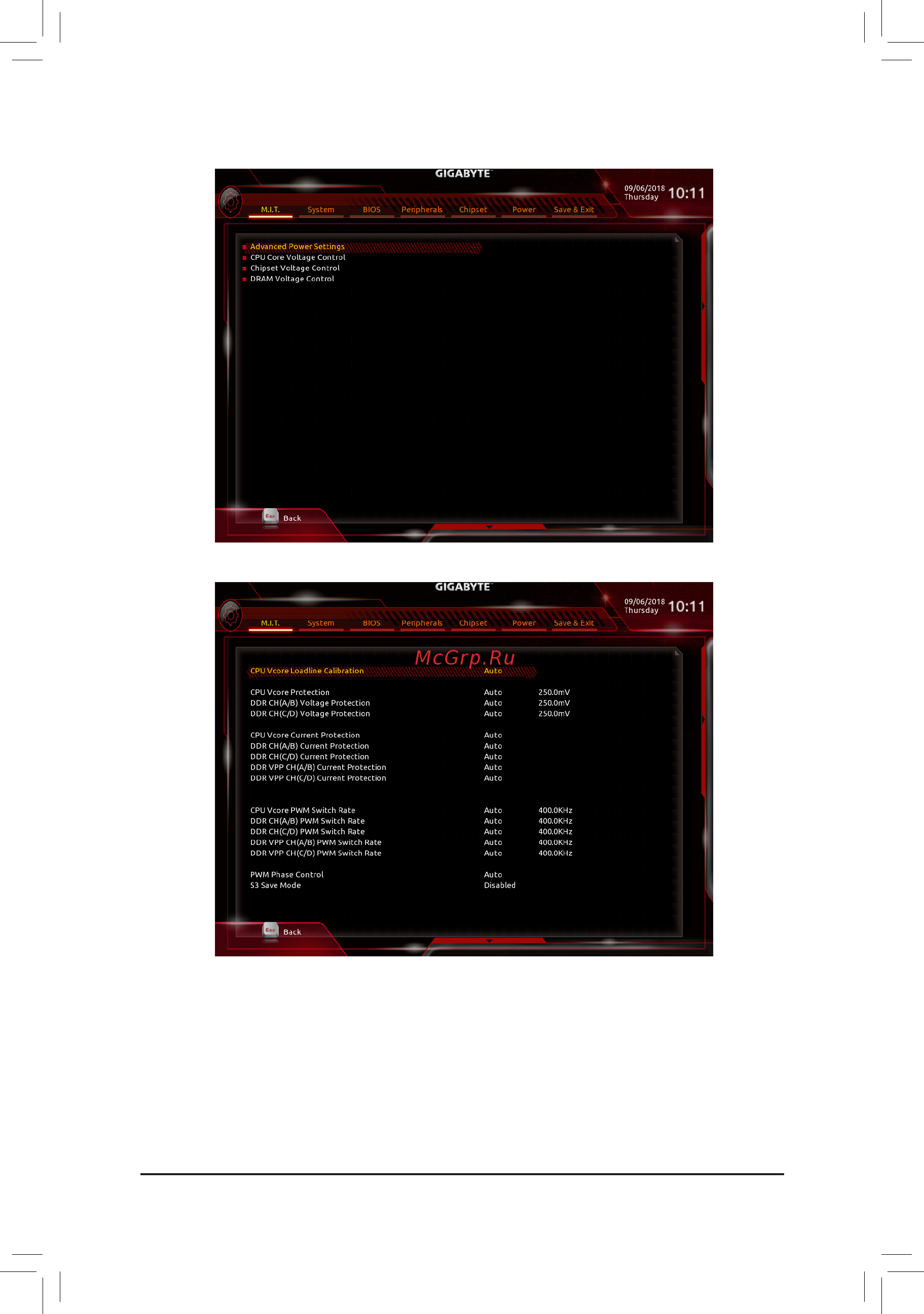 Gigabyte X299-WU8 (rev. 1.0) [49/136] Cpu vcore protection