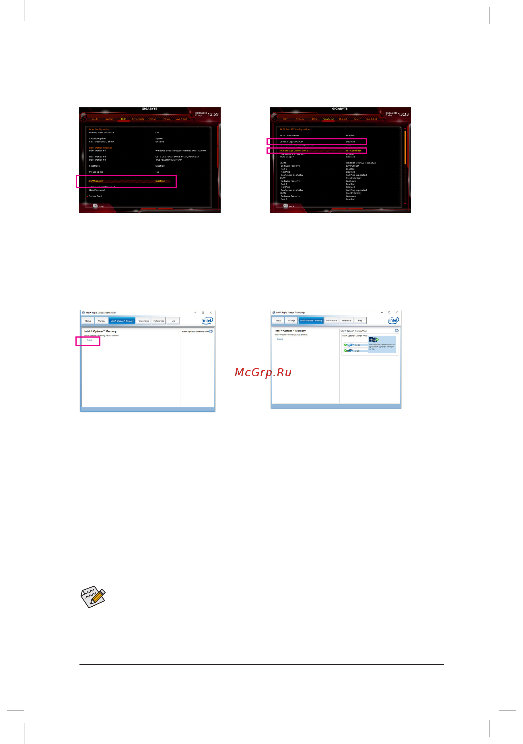 Gigabyte X299-WU8 (rev. 1.0) [85/136] B 2 installation in intel rst premium mode