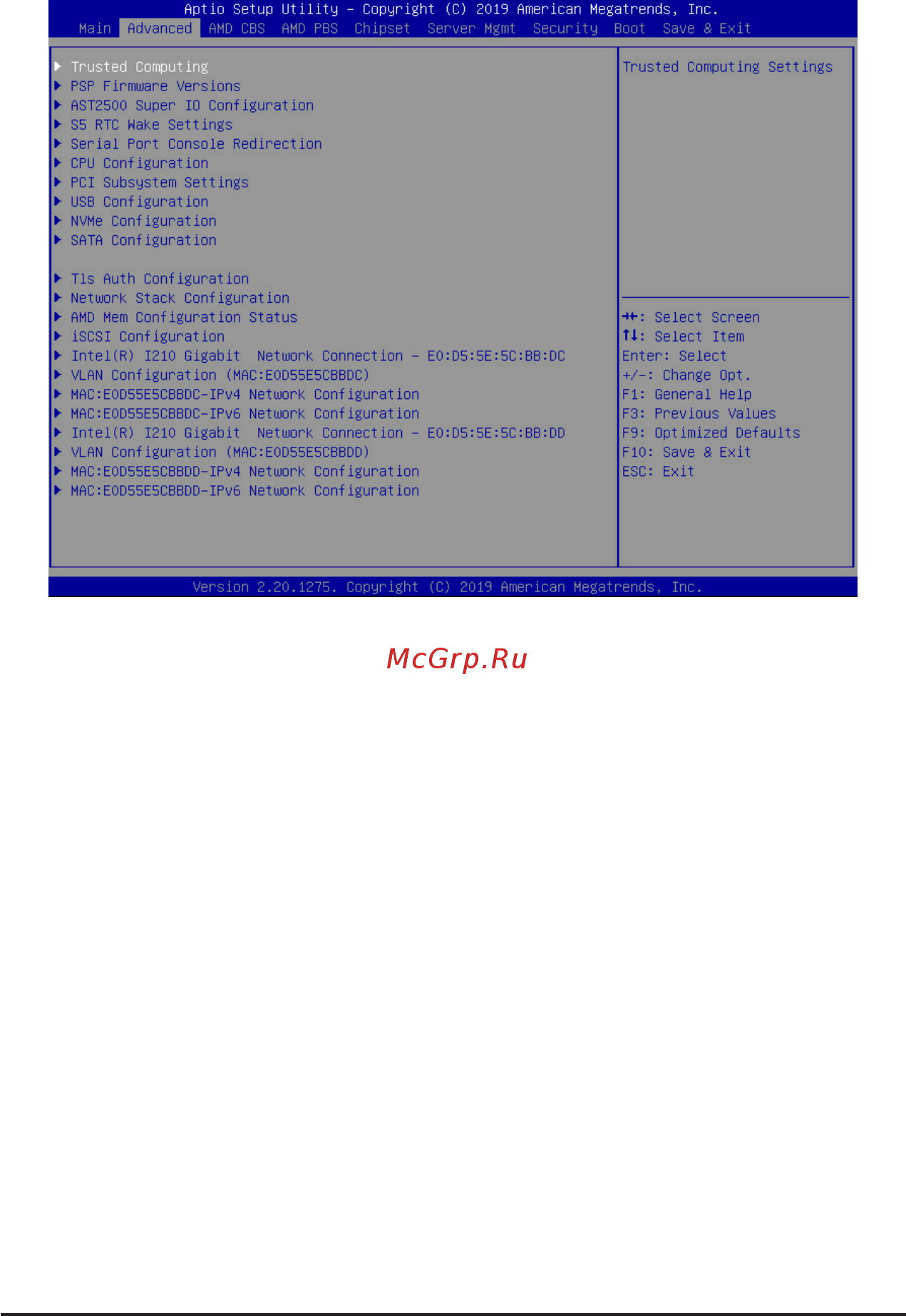 Gigabyte MZ01-CE0 (rev. 2.x) [33/137] 2 advanced menu