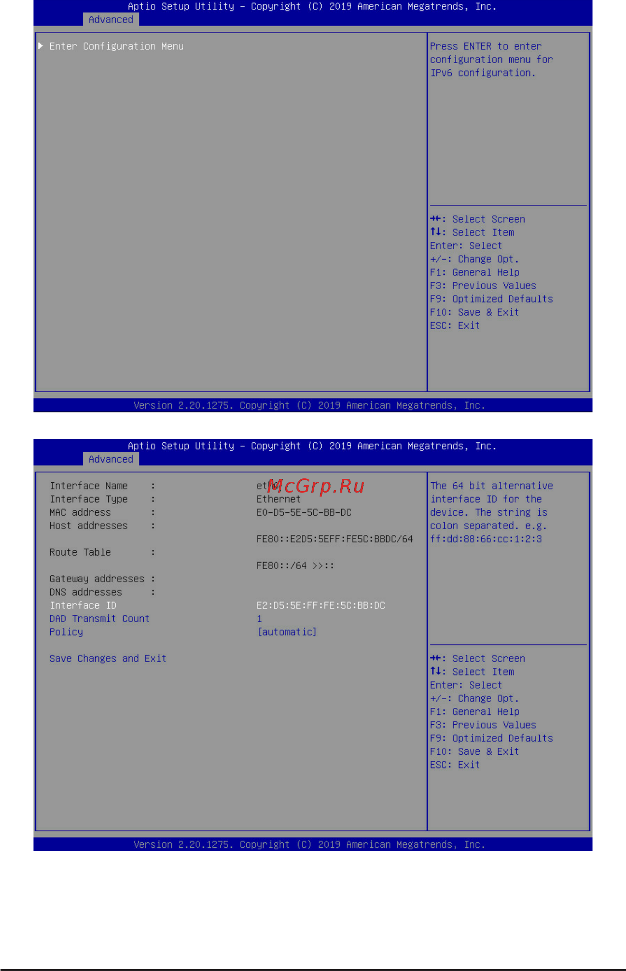 Gigabyte MZ01-CE0 (rev. 2.x) [60/137] 2 18 mac ipv6 network configuration