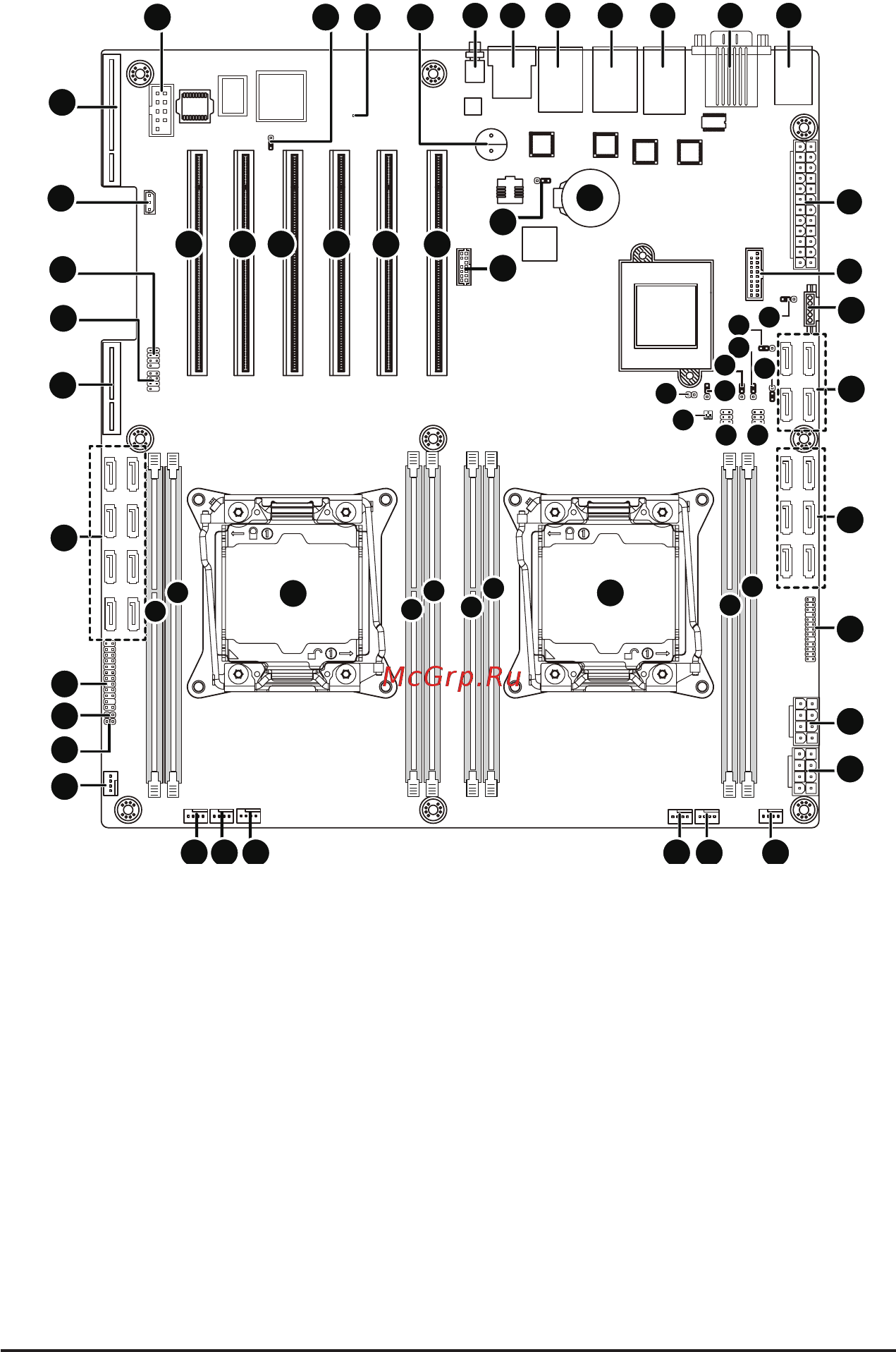 Gigabyte MD50-LS0 (rev. 1.1) [6/124] Md50 ls0 motherboard layout
