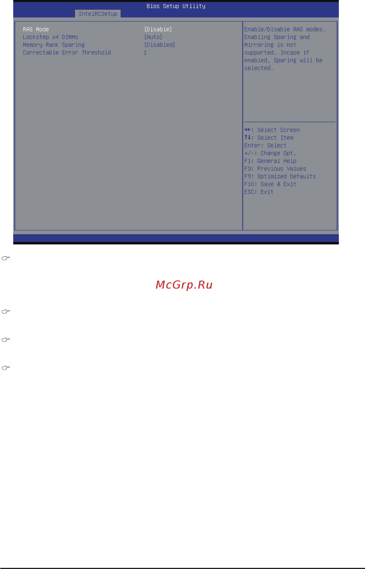 Gigabyte MD50-LS0 (rev. 1.1) [81/124] 3 5 4 memory ras configuration