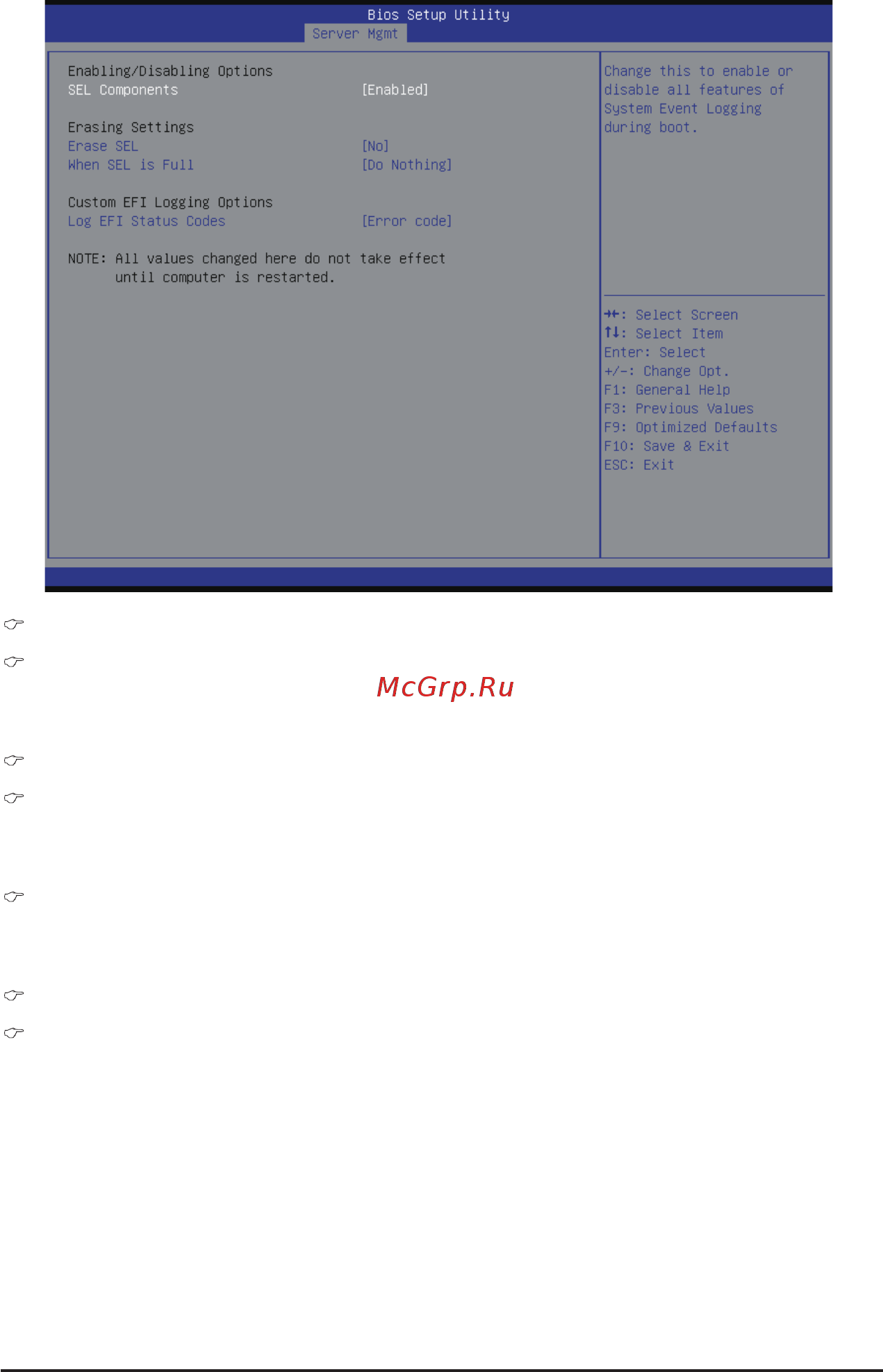 Gigabyte MD30-RS0 (rev. 1.0) [105/123] 4 1 system event log