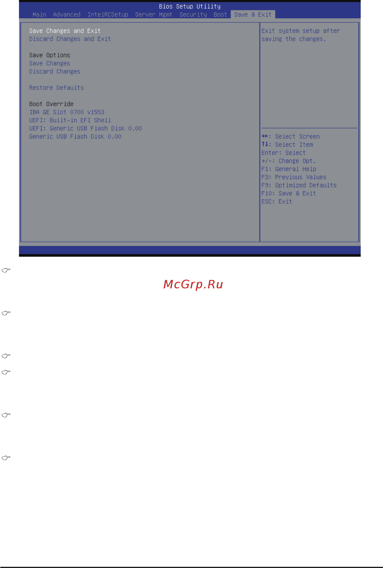 Gigabyte MD30-RS0 (rev. 1.0) [114/123] 7 save exit menu