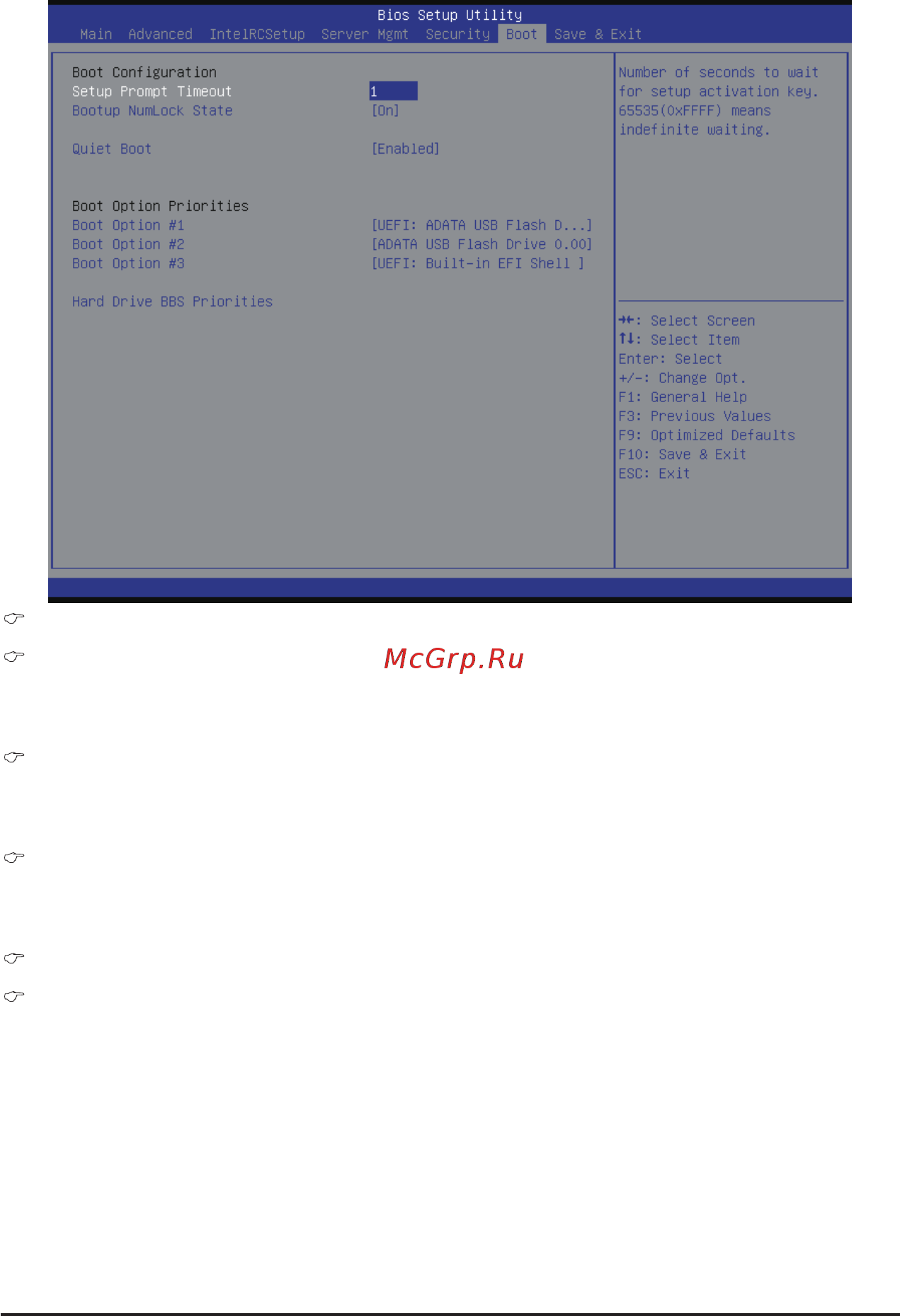 Gigabyte MH70-HD1 (rev. 1.0) [107/114] Setup prompt timeout