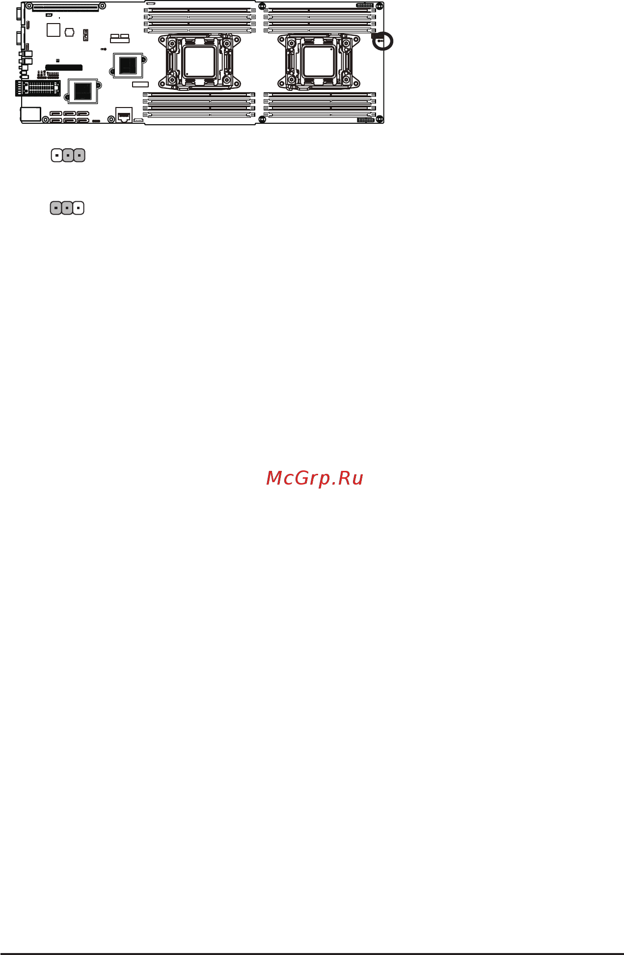 Gigabyte MH70-HD1 (rev. 1.0) [36/114] Ack_sel 4 nodes system and rack system switch jumper