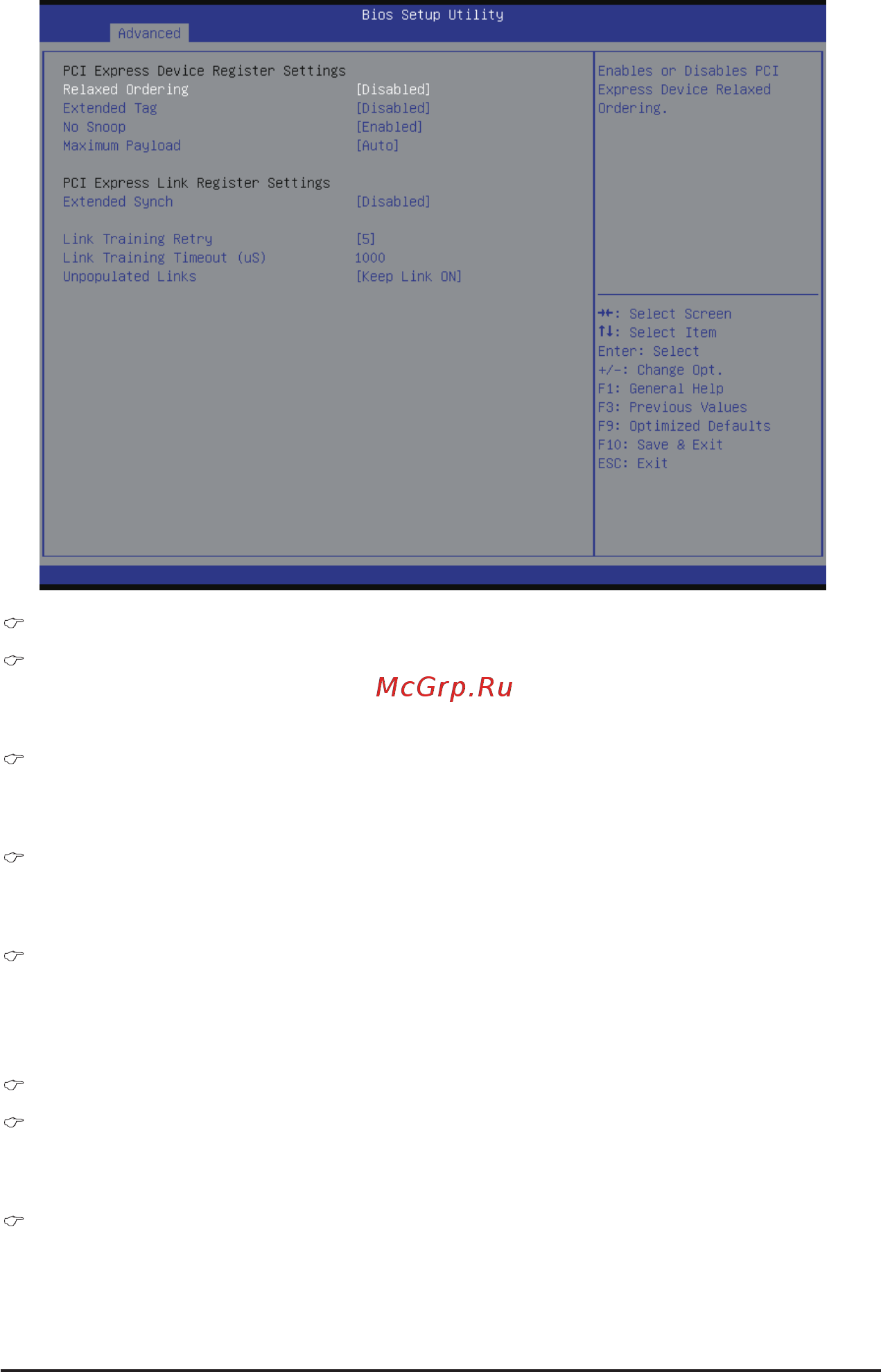 Gigabyte MH70-HD1 (rev. 1.0) [49/114] Pci express device register settings relaxed ordering