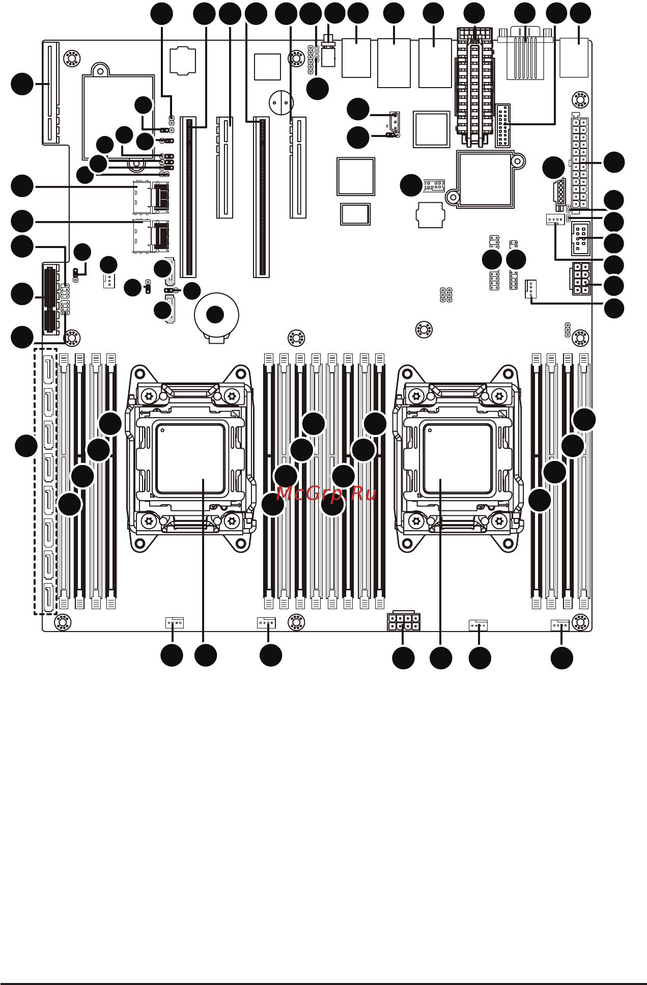 Gigabyte MD60-SC0 (rev. 1.1) [6/127] Md60 sc0 md60 sc1 motherboard layout