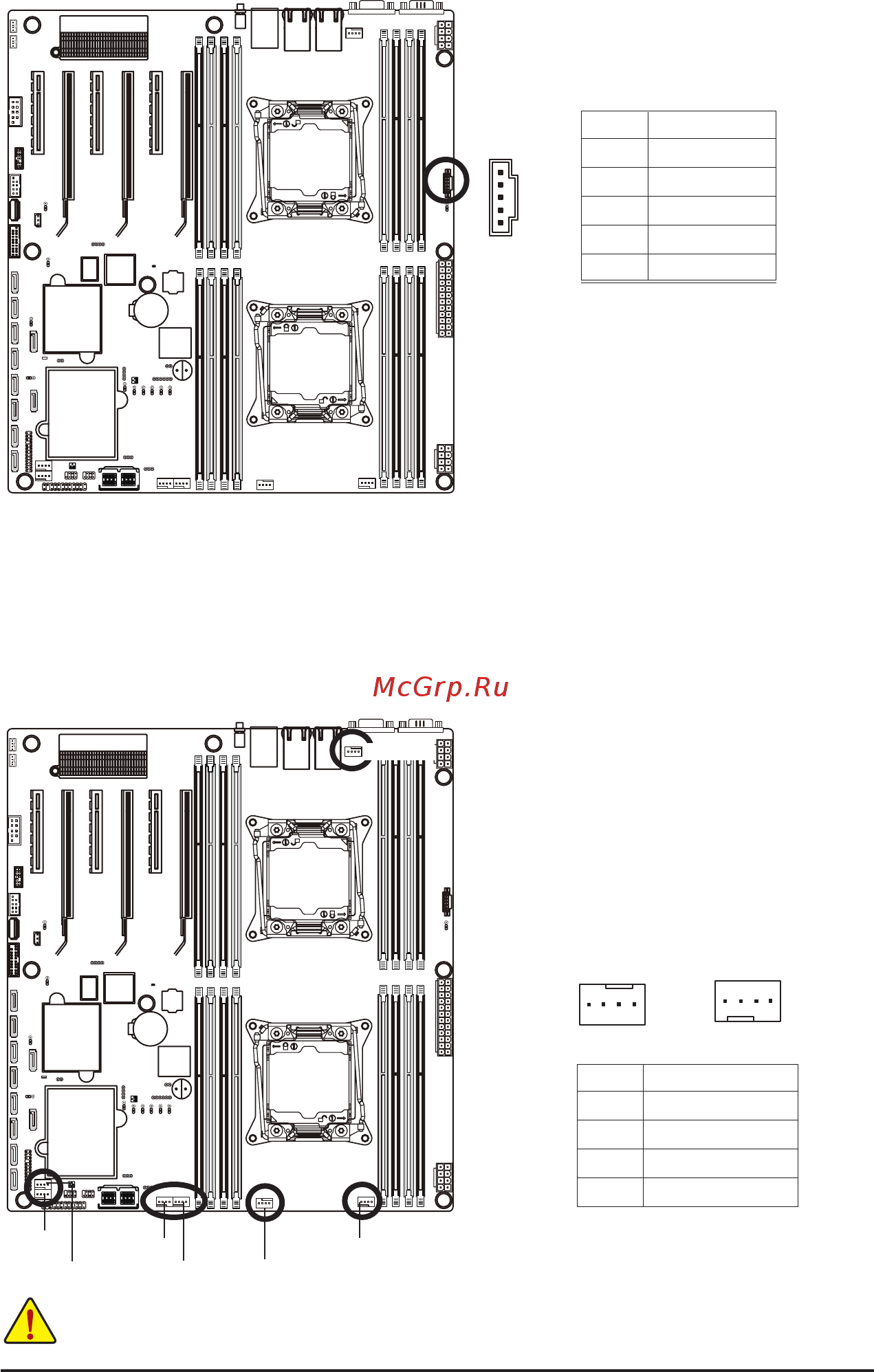 Gigabyte MD70-HB2 (rev. 1.0) [25/130] The motherboard has two 4 pin cpu fan headers and four 4 pin system fan headers most fan headers possess a foolproof insertion design when connecting a fan cable be sure to connect it in the correct orientation the black connector wire is the ground wire the motherboard supports cpu fan speed control which requires the use of a cpu fan with fan speed control design for optimum heat dissipation it is recommended that a system fan be installed inside the chassis