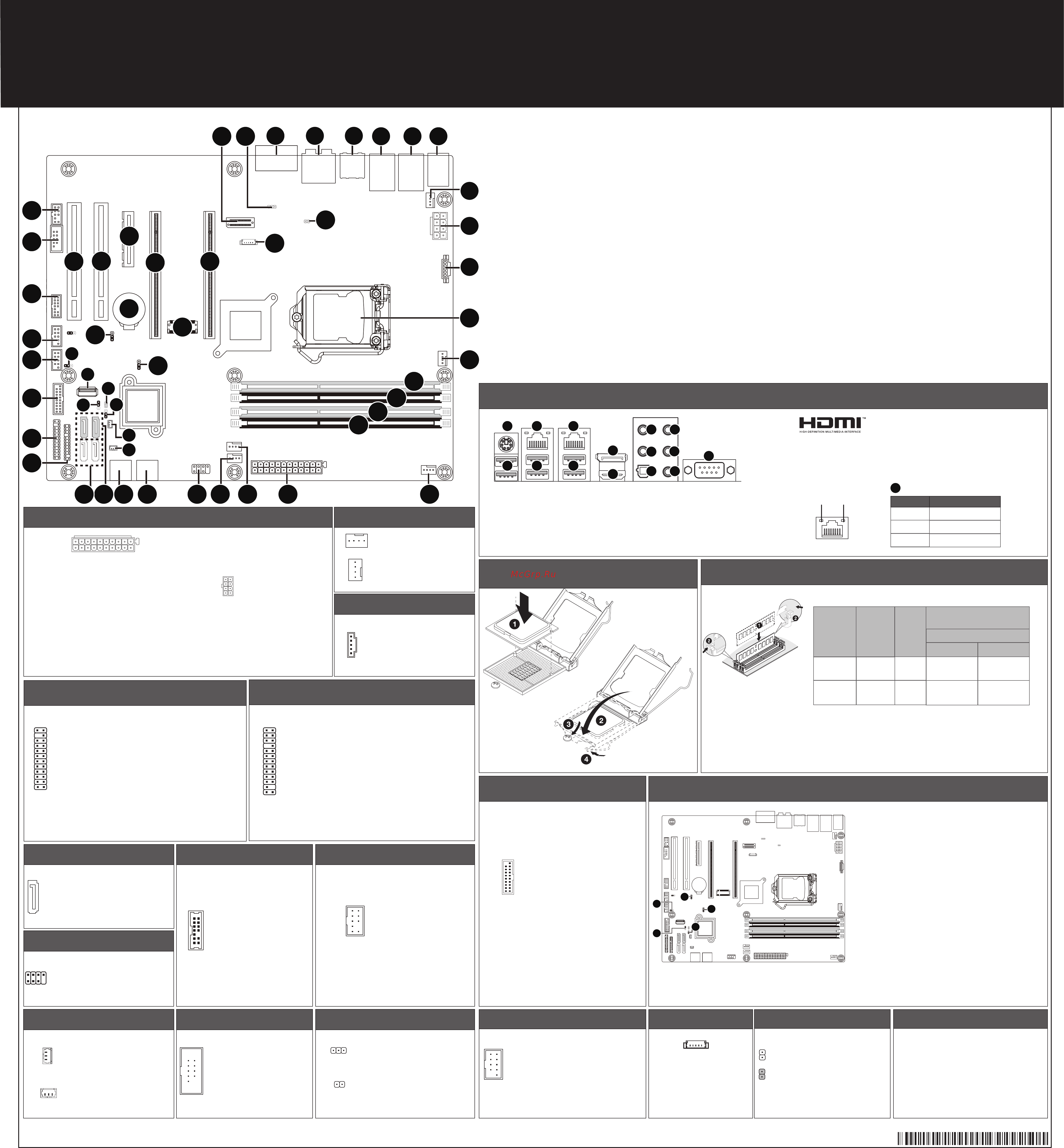 Gigabyte MW31-SP0 (rev. 1.0) Инструкция онлайн