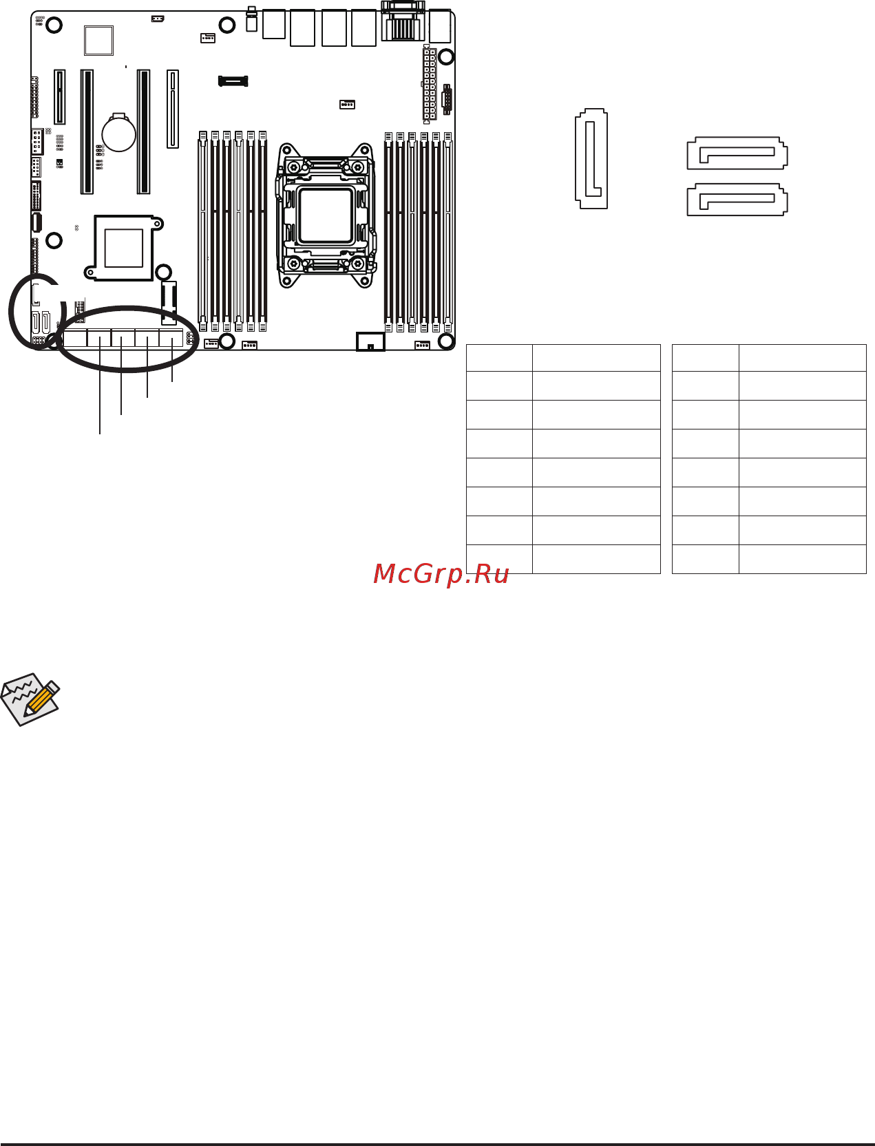 Gigabyte MU70-SU0 (rev. 1.0) [24/125] Note whenaraidconfigurationisbuiltacrossthesata6gb schannels thesystemperformanceof theraidconfigurationmayvarydependsonthedevicesareconnected