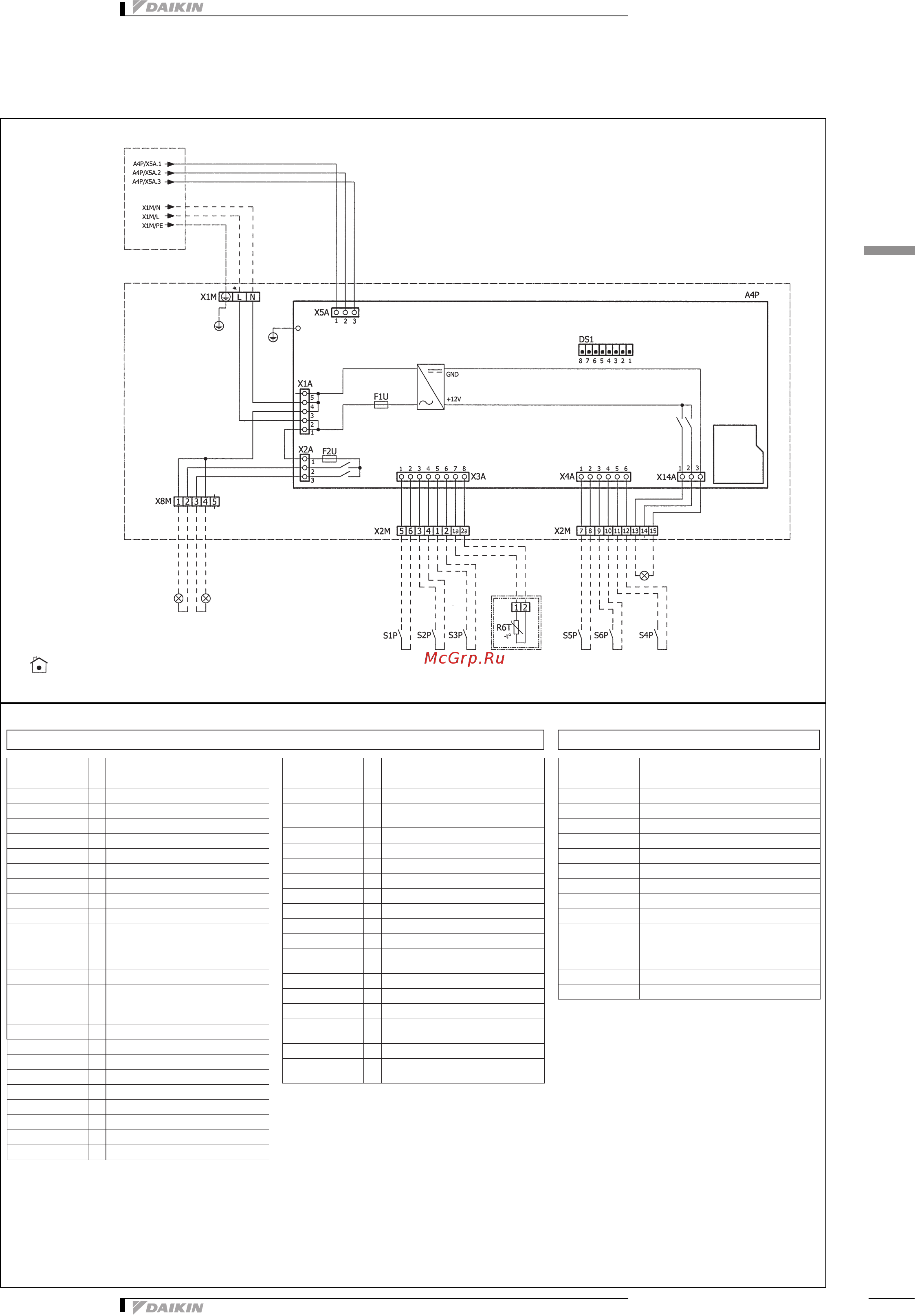 Daikin EWAQ005BAVP [21/29] Монтажные схемы