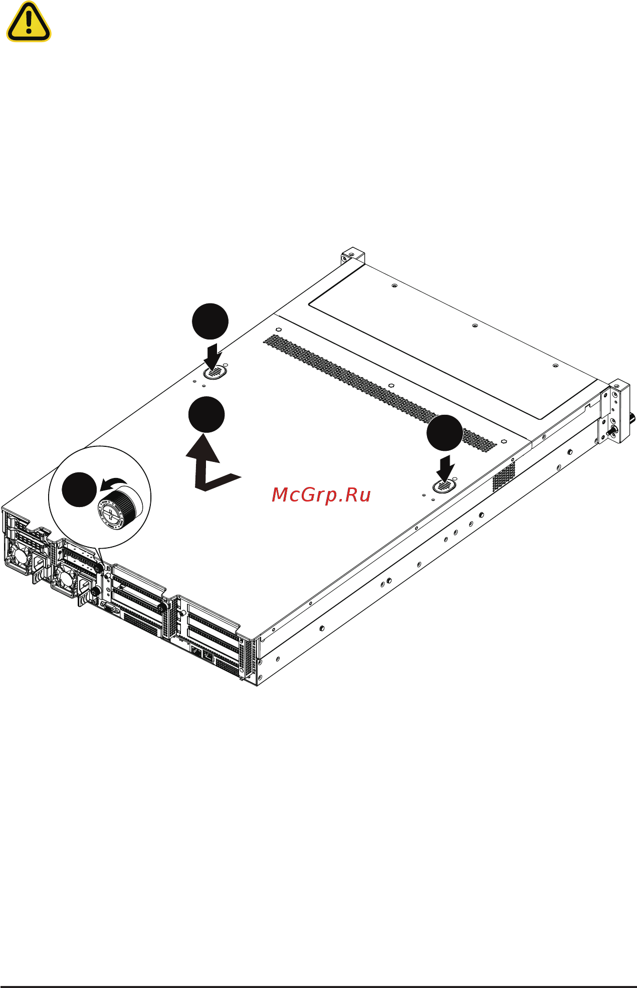 Gigabyte R281-T94 (rev. 100) [22/68] 1 removing and installing the chassis cover
