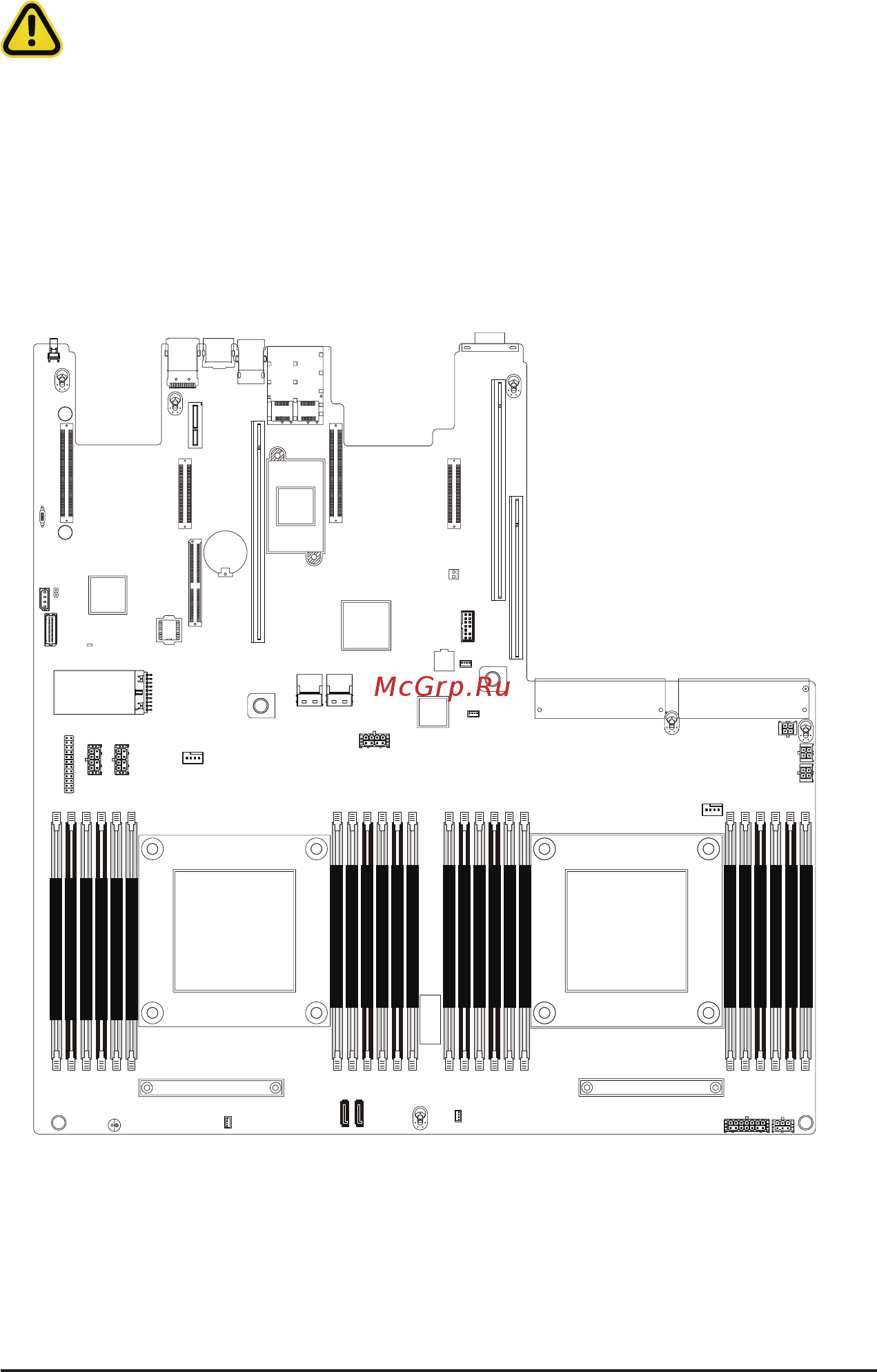 Gigabyte R281-T94 (rev. 100) [24/68] This motherboard provides 24 ddr4 memory sockets and supports eight channel technology after the memory is installed the bios will automatically detect the specifications and capacity of the memory