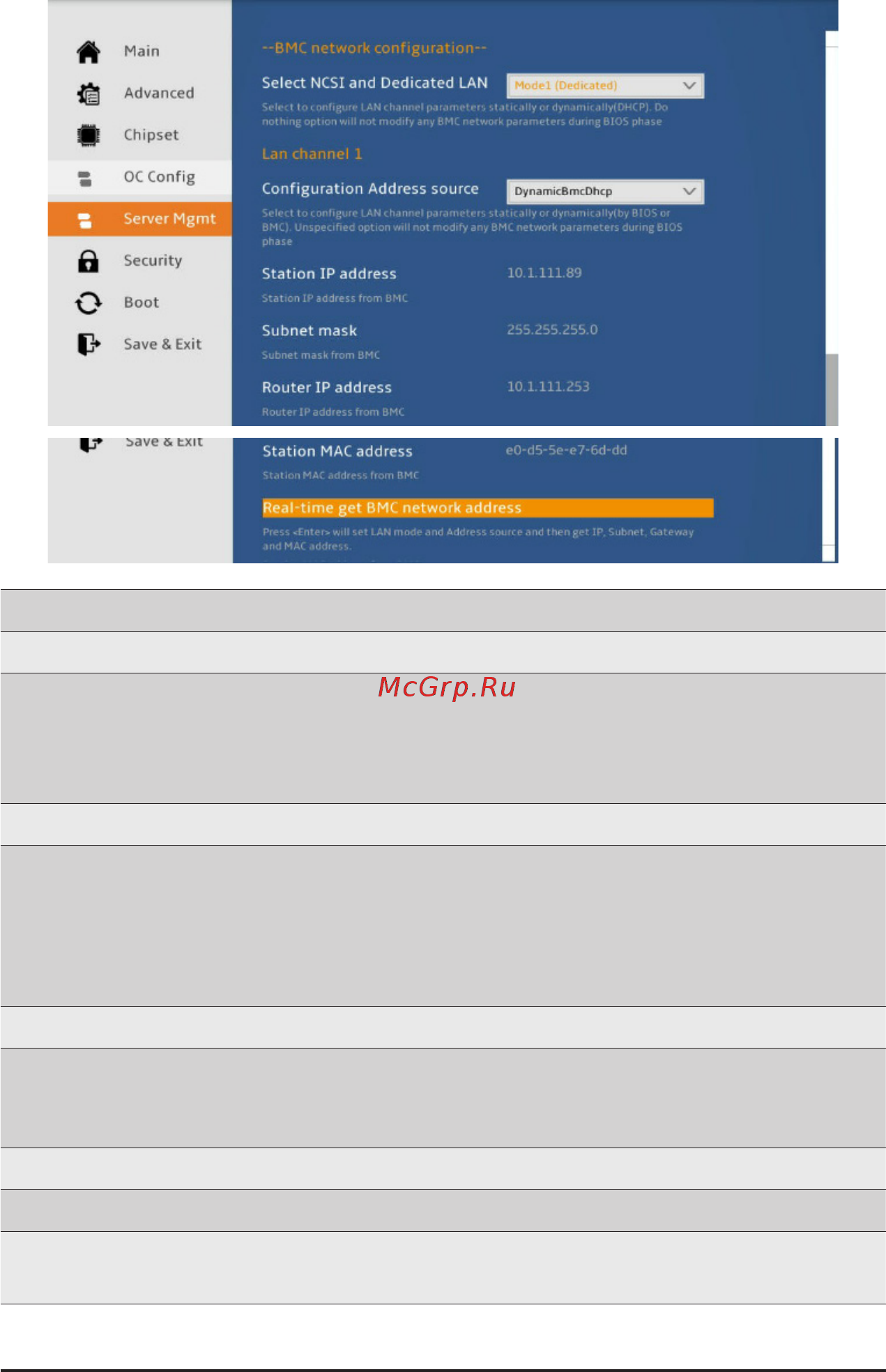 Gigabyte R161-R12 (rev. 100) [107/123] 5 4 bmc network configuration