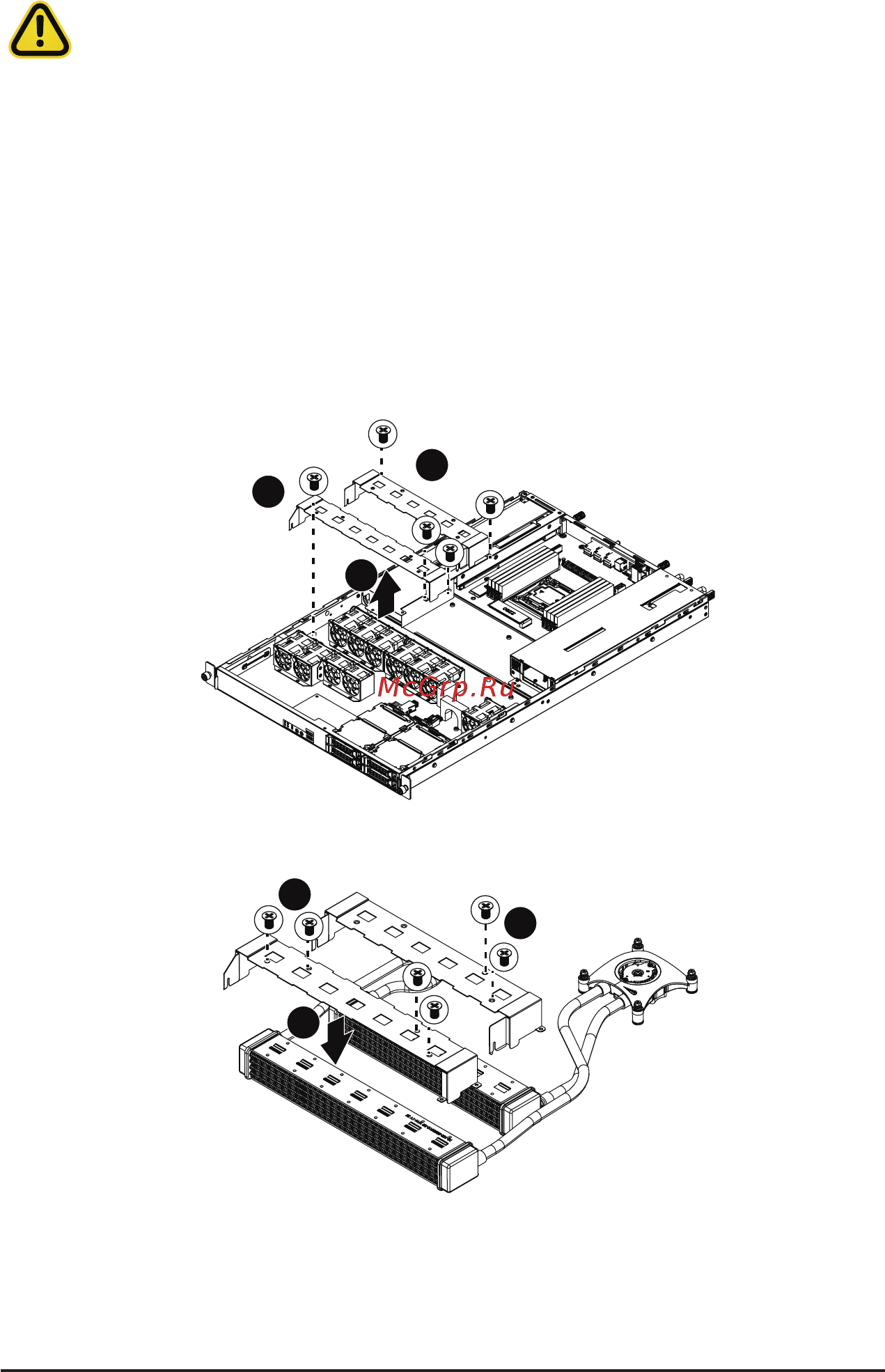 Gigabyte R161-R12 (rev. 100) [21/123] 2 installing the liquid cooling module