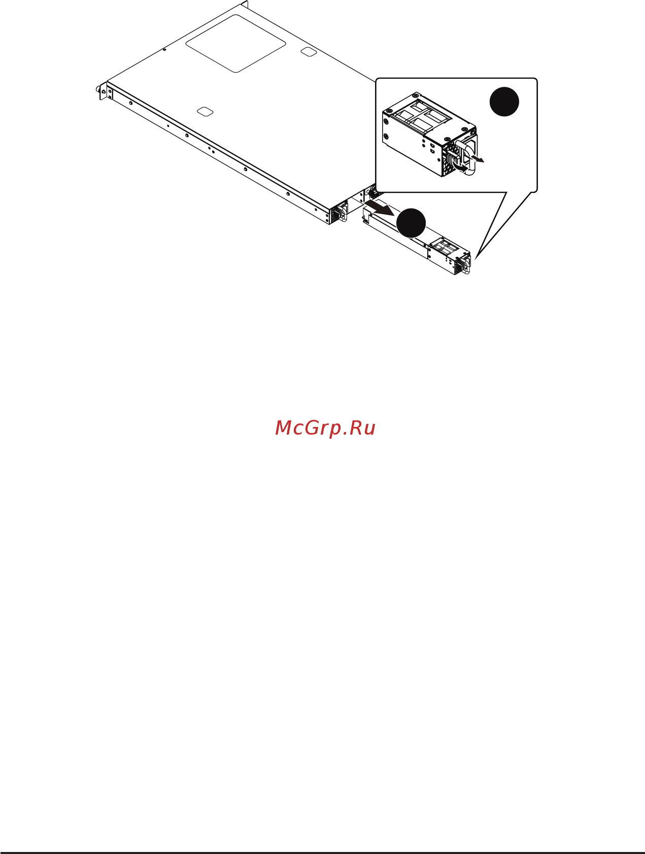 Gigabyte R161-R12 (rev. 100) [28/123] 7 replacing the power supply