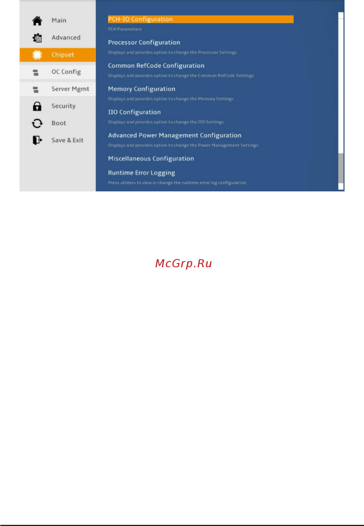 Gigabyte R161-R12 (rev. 100) [63/123] 3 chipset setup menu