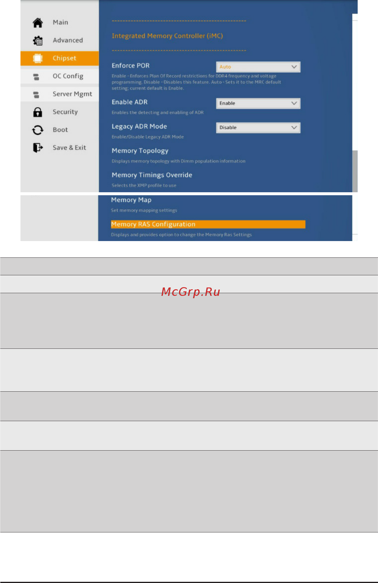 Gigabyte R161-R12 (rev. 100) [69/123] 3 4 memory configuration