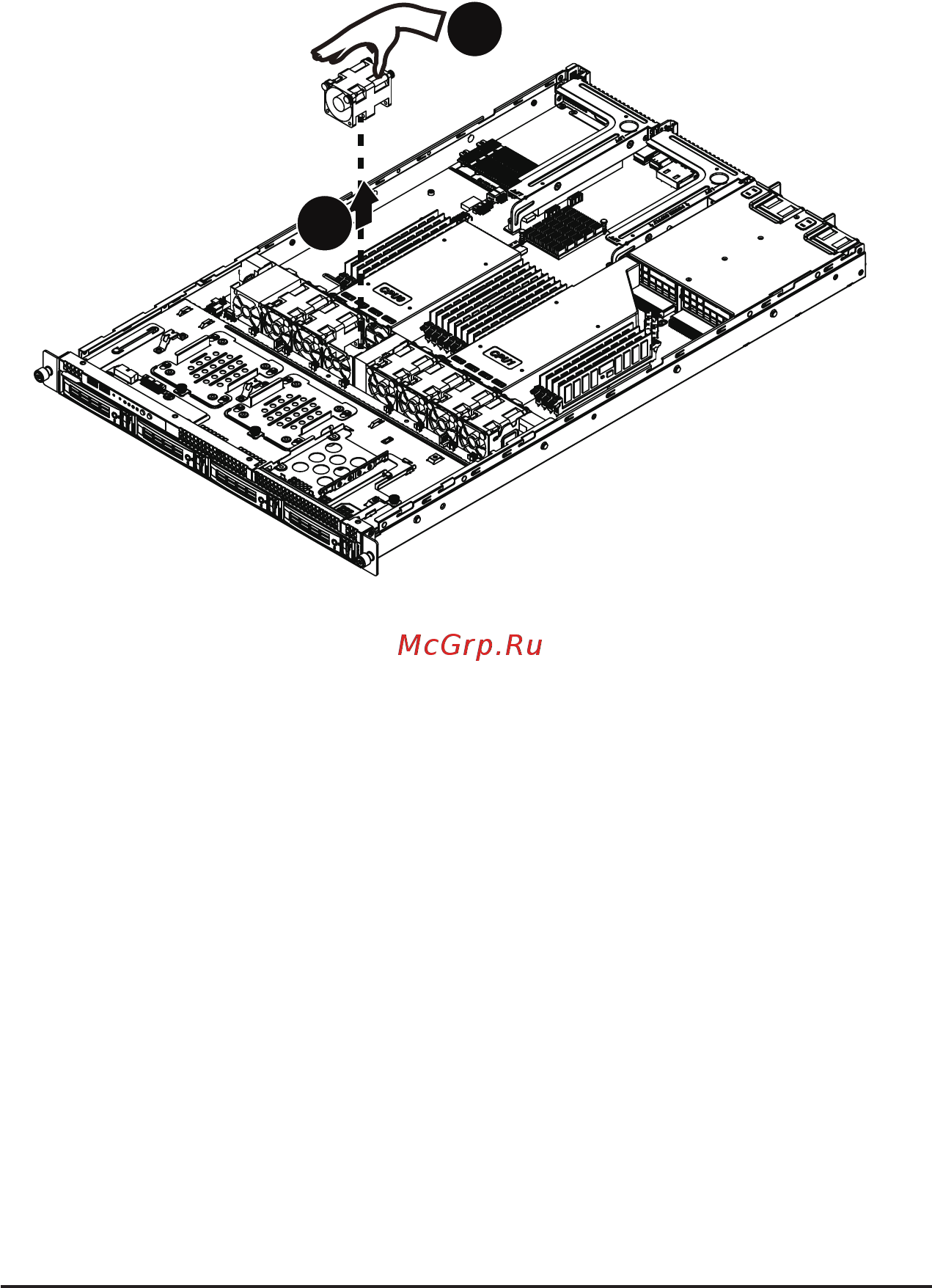 Gigabyte R161-340 (rev. 100/200) [31/107] 8 replacing the fan assembly