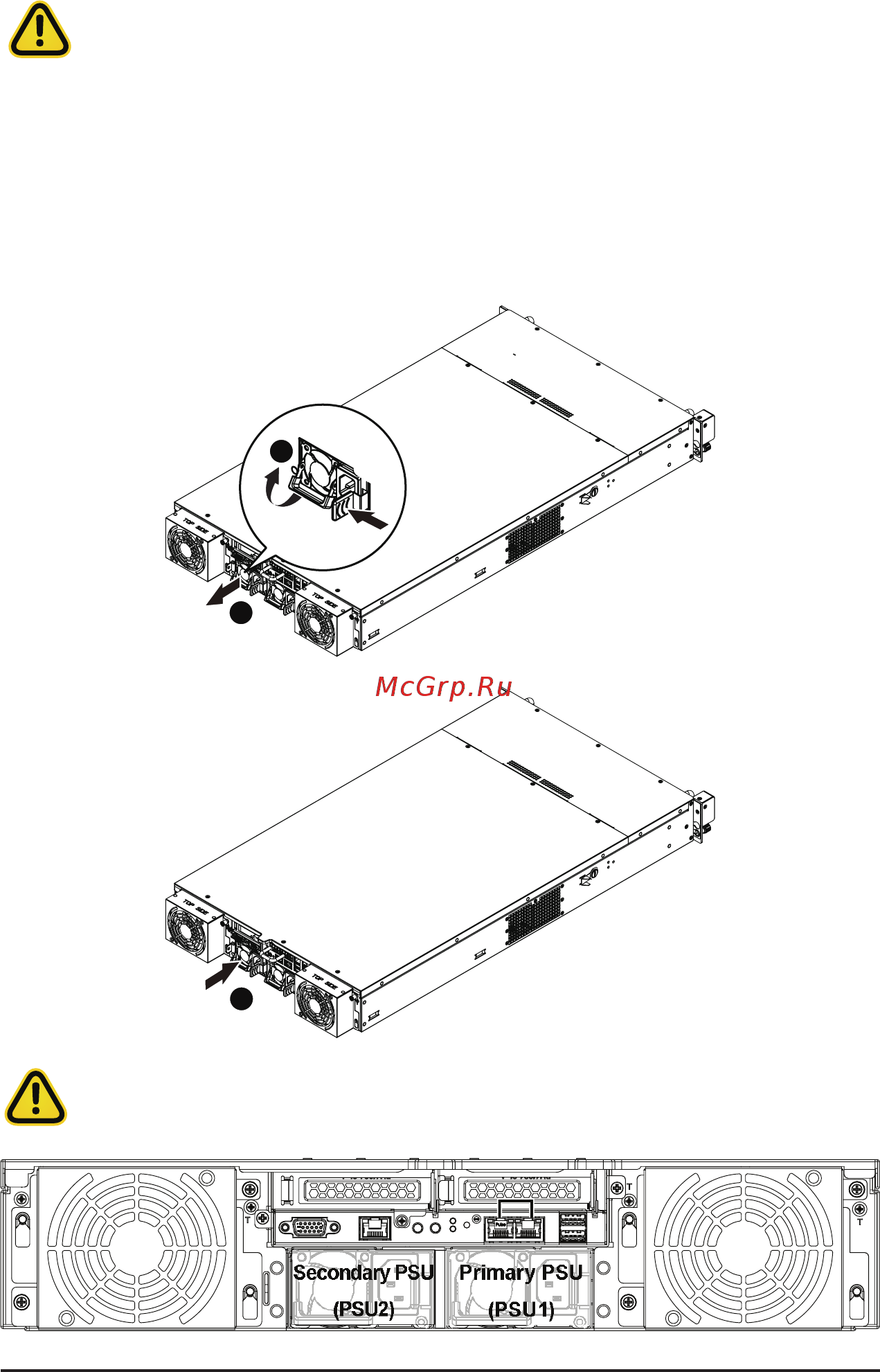 Gigabyte G292-Z42 (rev. 100) [46/155] 9 replacing the power supply