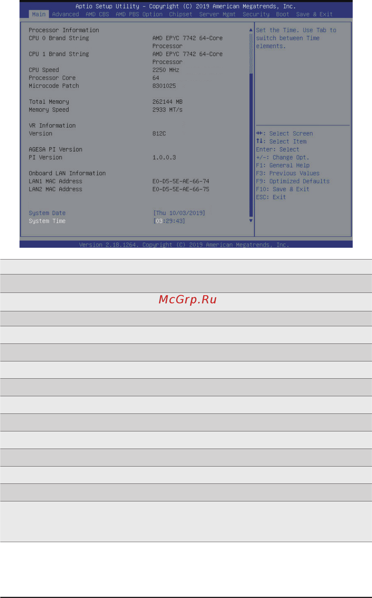 Gigabyte G292-Z42 (rev. 100) Инструкция онлайн [62/155] 534992