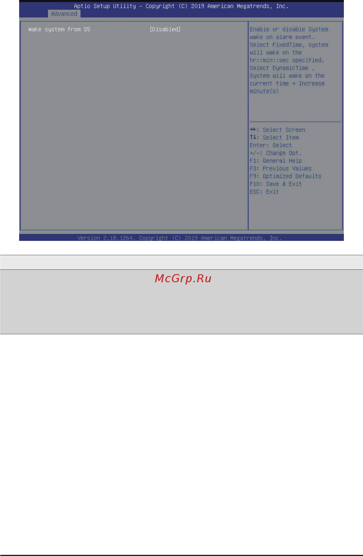 Gigabyte G292-Z42 (rev. 100) [71/155] 2 6 s5 rtc wake settings