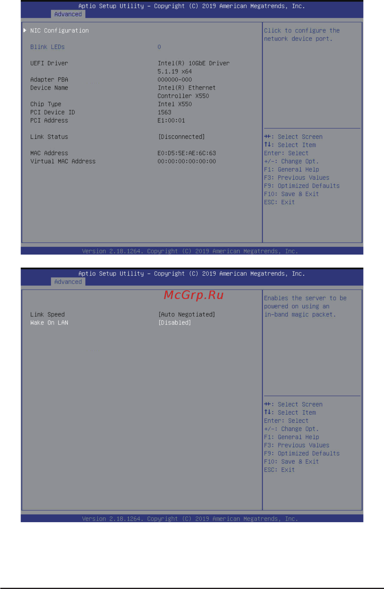 Gigabyte G292-Z40 (rev. 100) [93/155] 2 22 intel r ethernet controller x550
