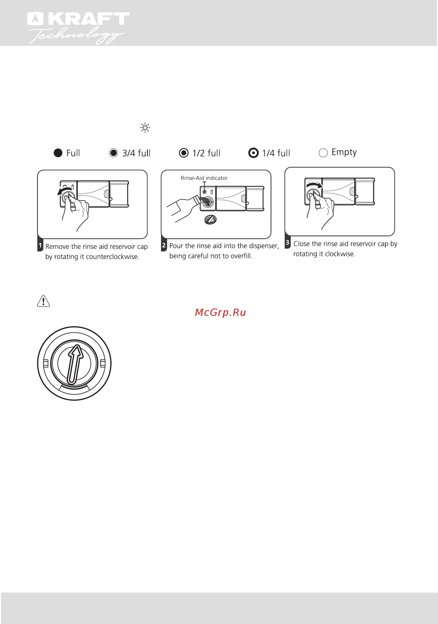 KRAFT Technology TCH-DM459D1106SBI [41/56] Встраиваемая посудомоечная машина built in dishwasher