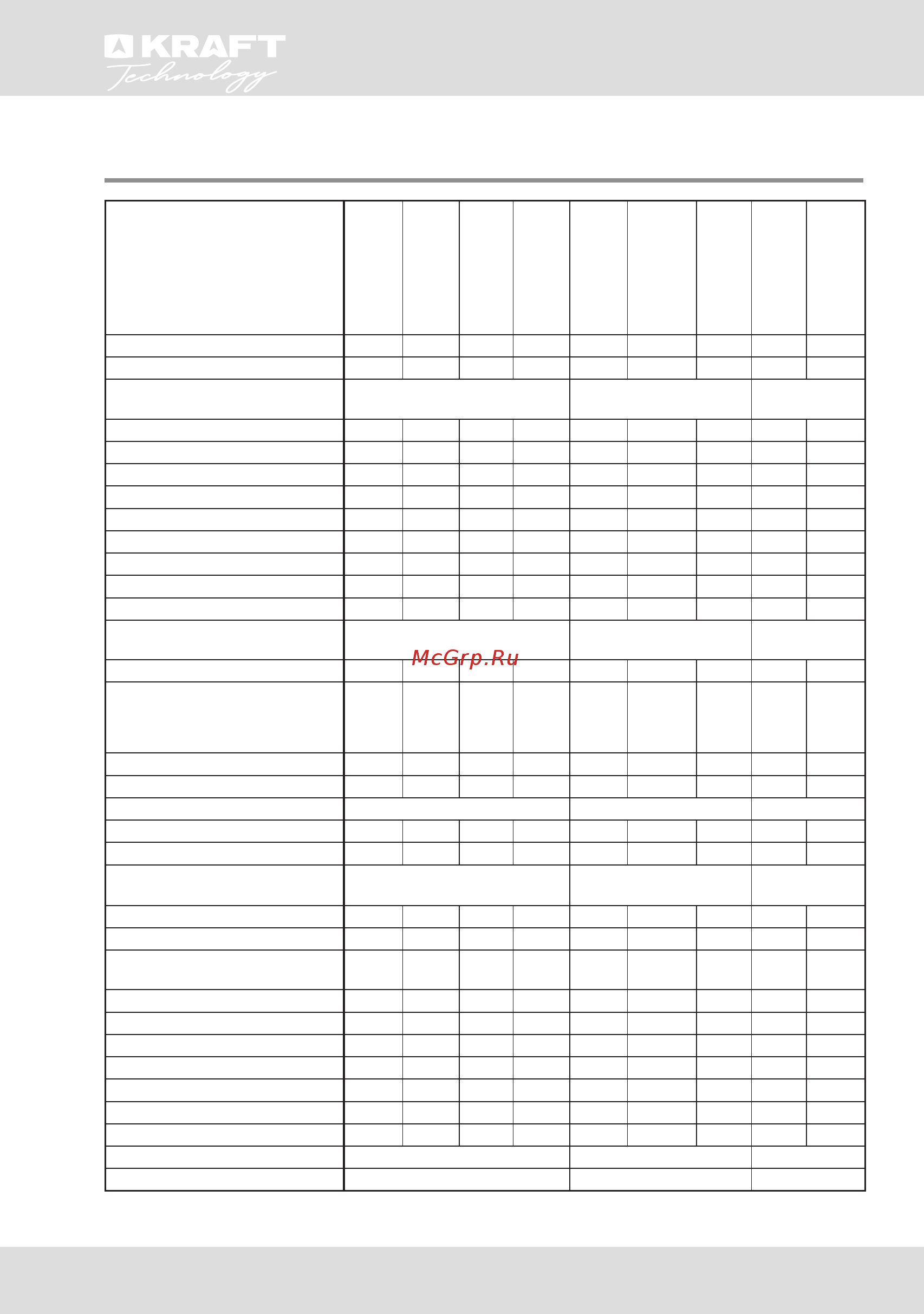 KRAFT Technology TCH-OV102WG [38/40] Specifications