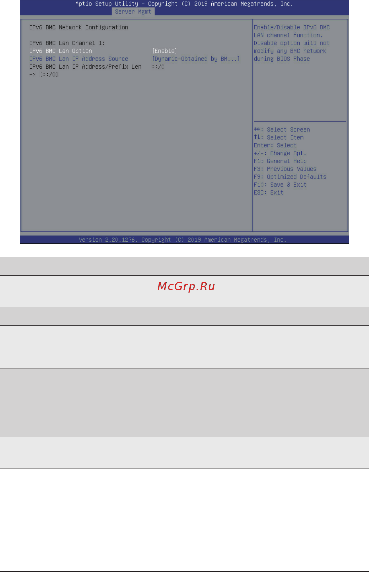 Gigabyte G241-G40 (rev. 100) [100/117] 4 5 ipv6 bmc network configuration