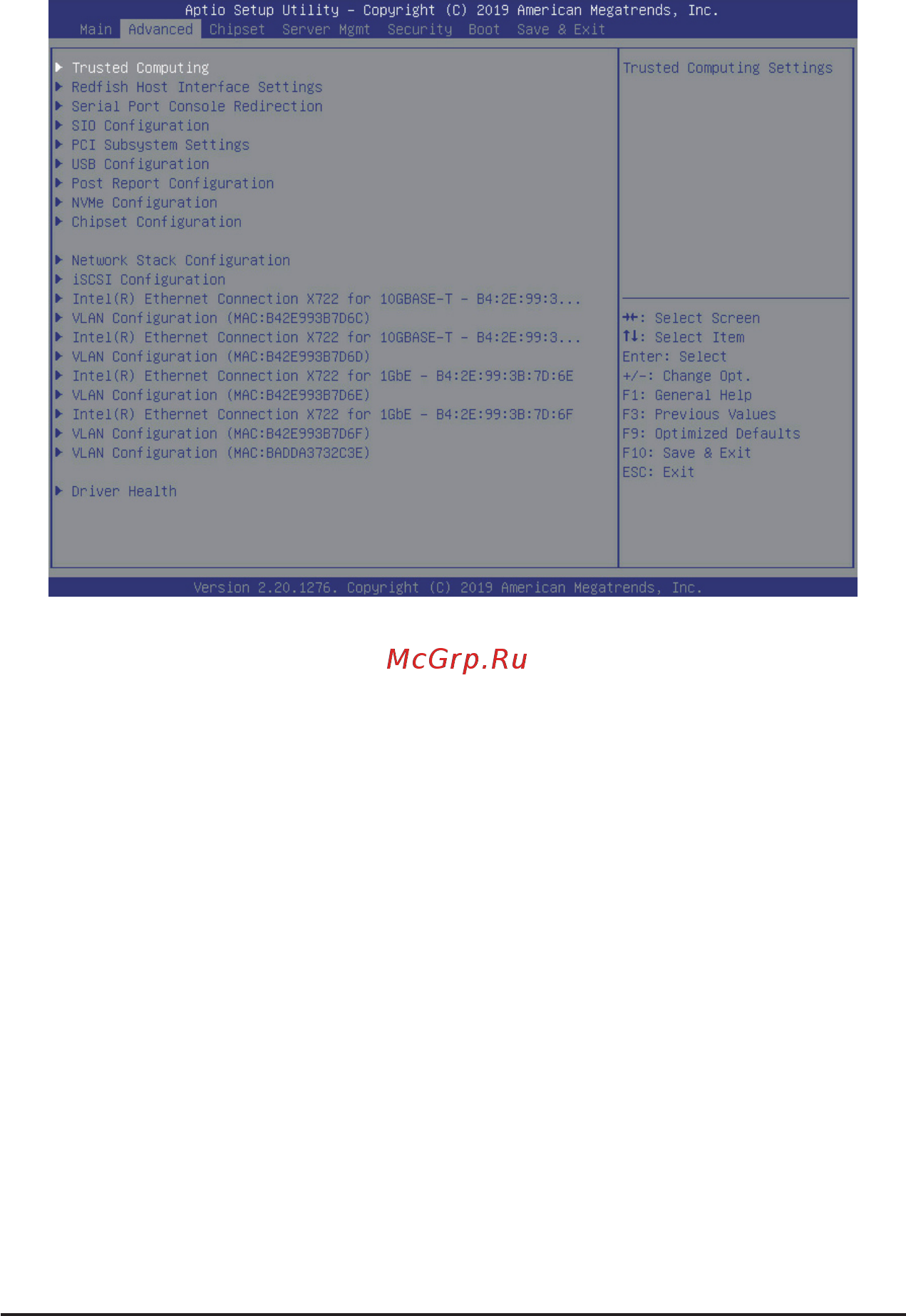 Gigabyte G241-G40 (rev. 100) [54/117] 2 advanced menu