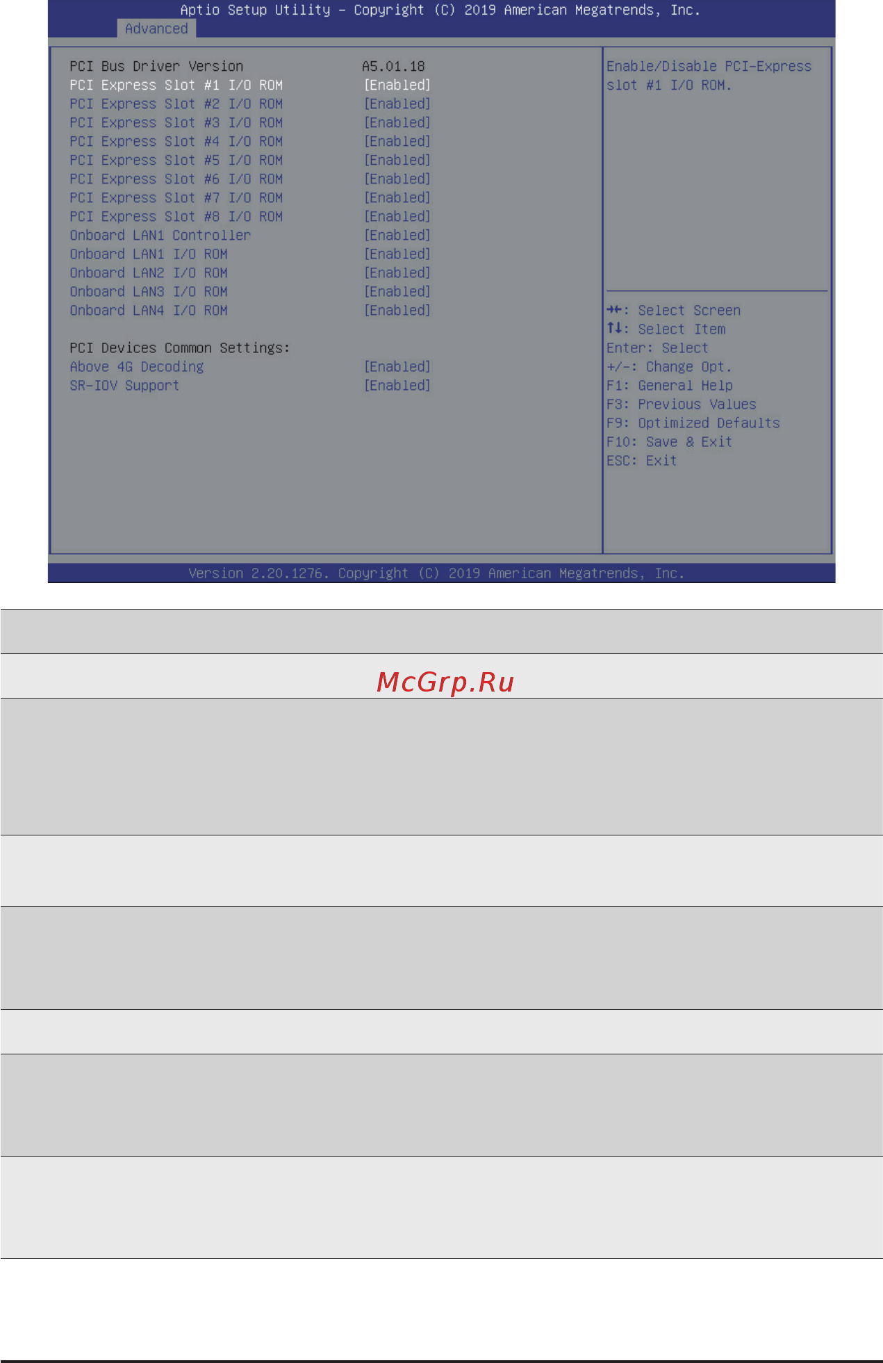 Gigabyte G241-G40 (rev. 100) [62/117] 2 5 pci subsystem settings