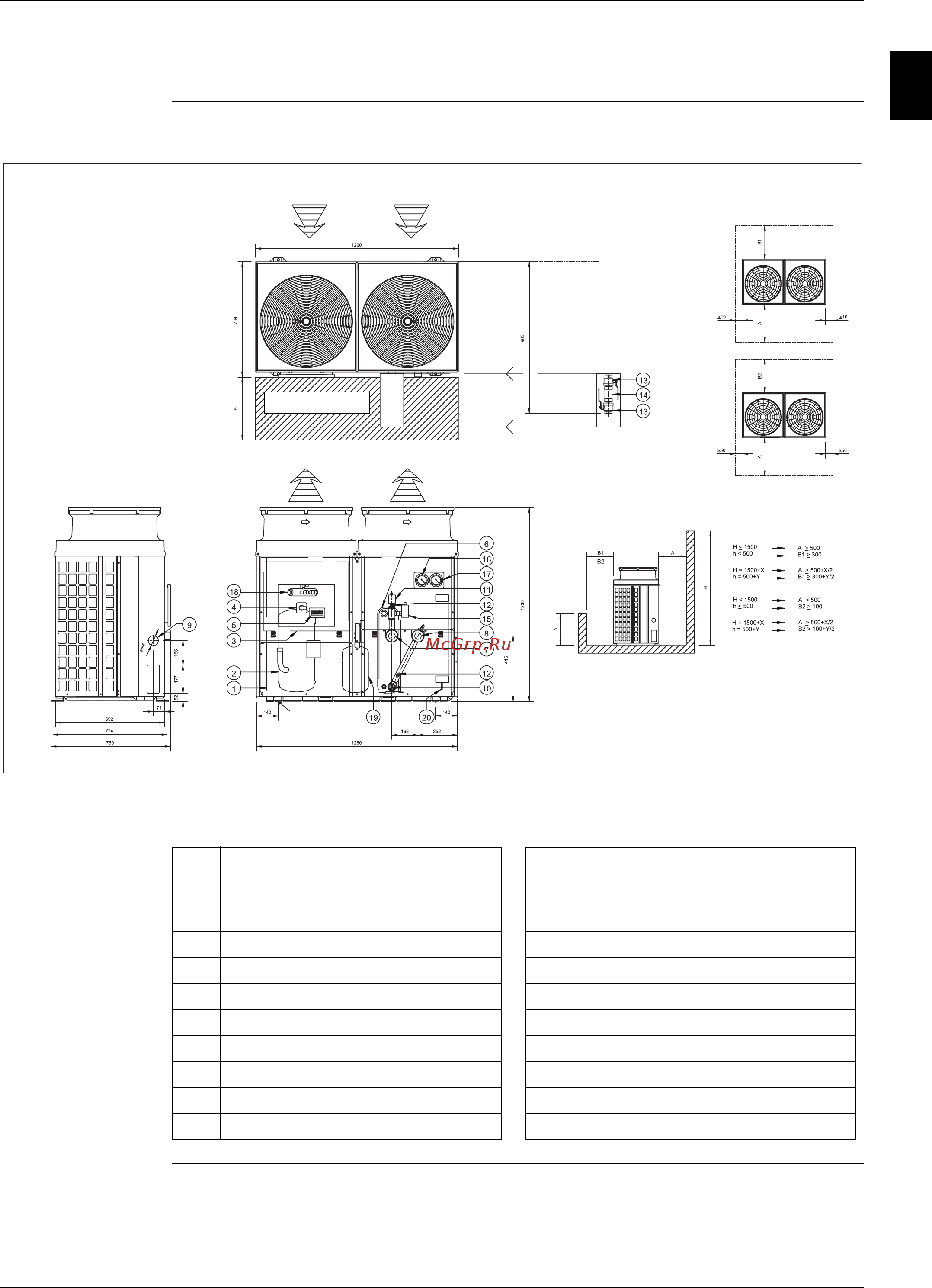 Daikin EUWAN5KAZW1 [57/215] Outlook drawing euwan5 8kazw1 euwyn5 8kazw1