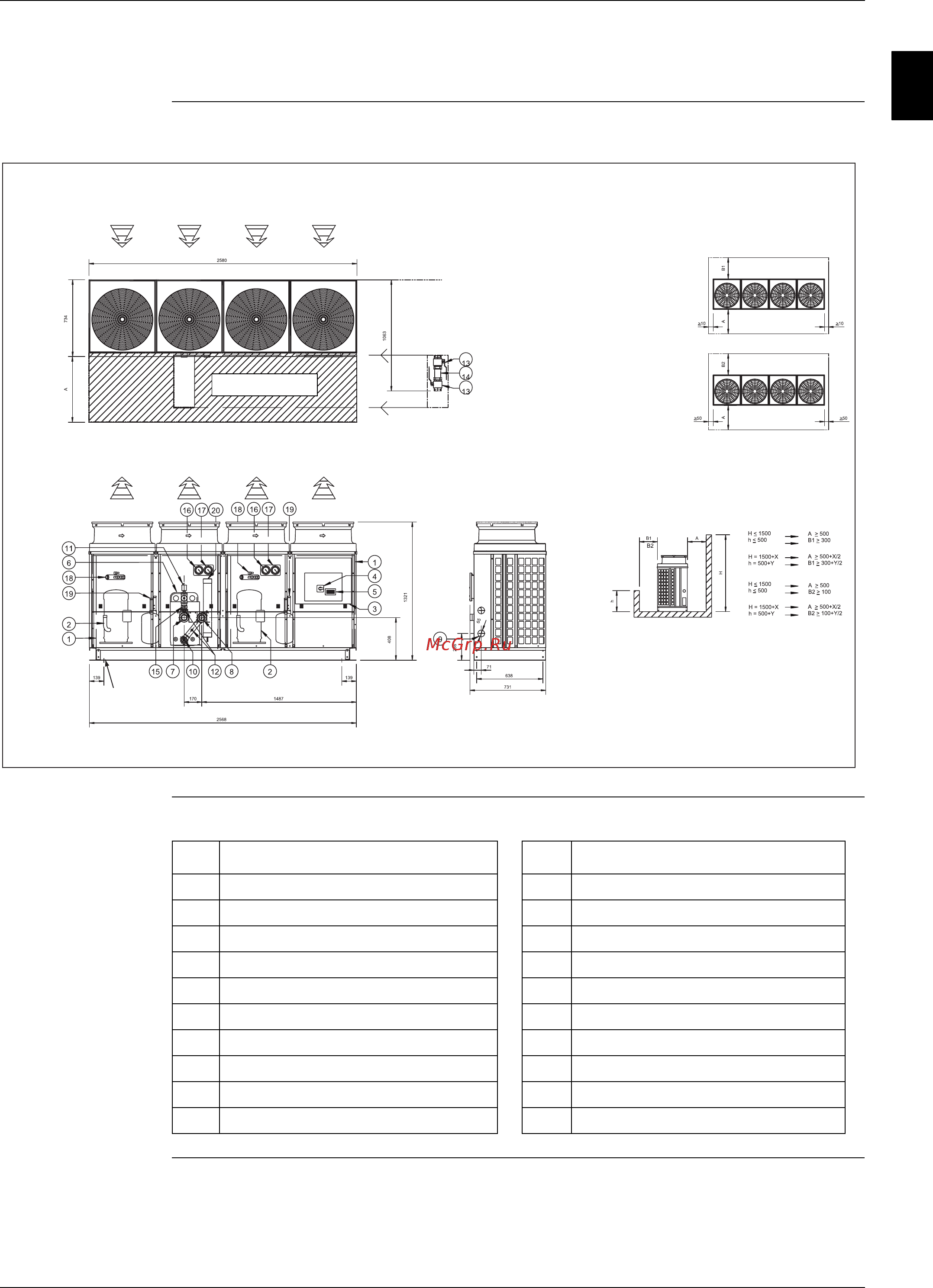 Daikin EUWAB10KAZW1 [65/215] Outlook drawing euwan16kazw1 euwyn16kazw1
