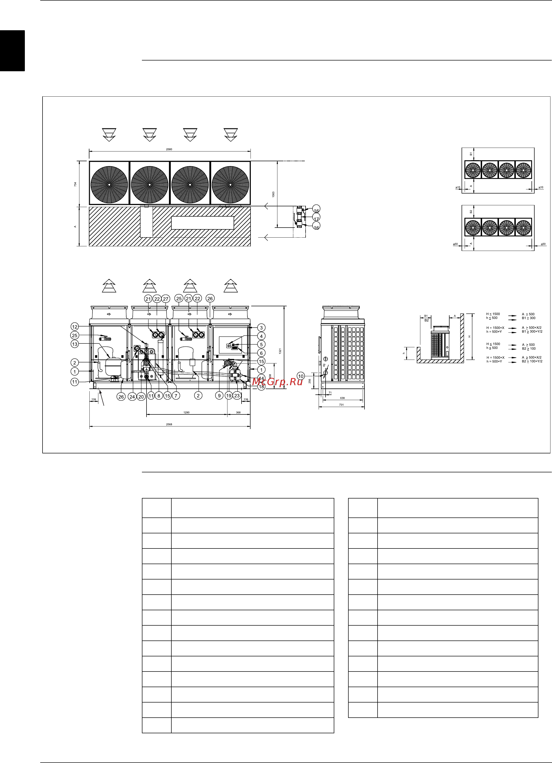 Daikin EUWAB5KAZW1 [66/215] Outlook drawing euwap16kazw1 euwyp16kazw1