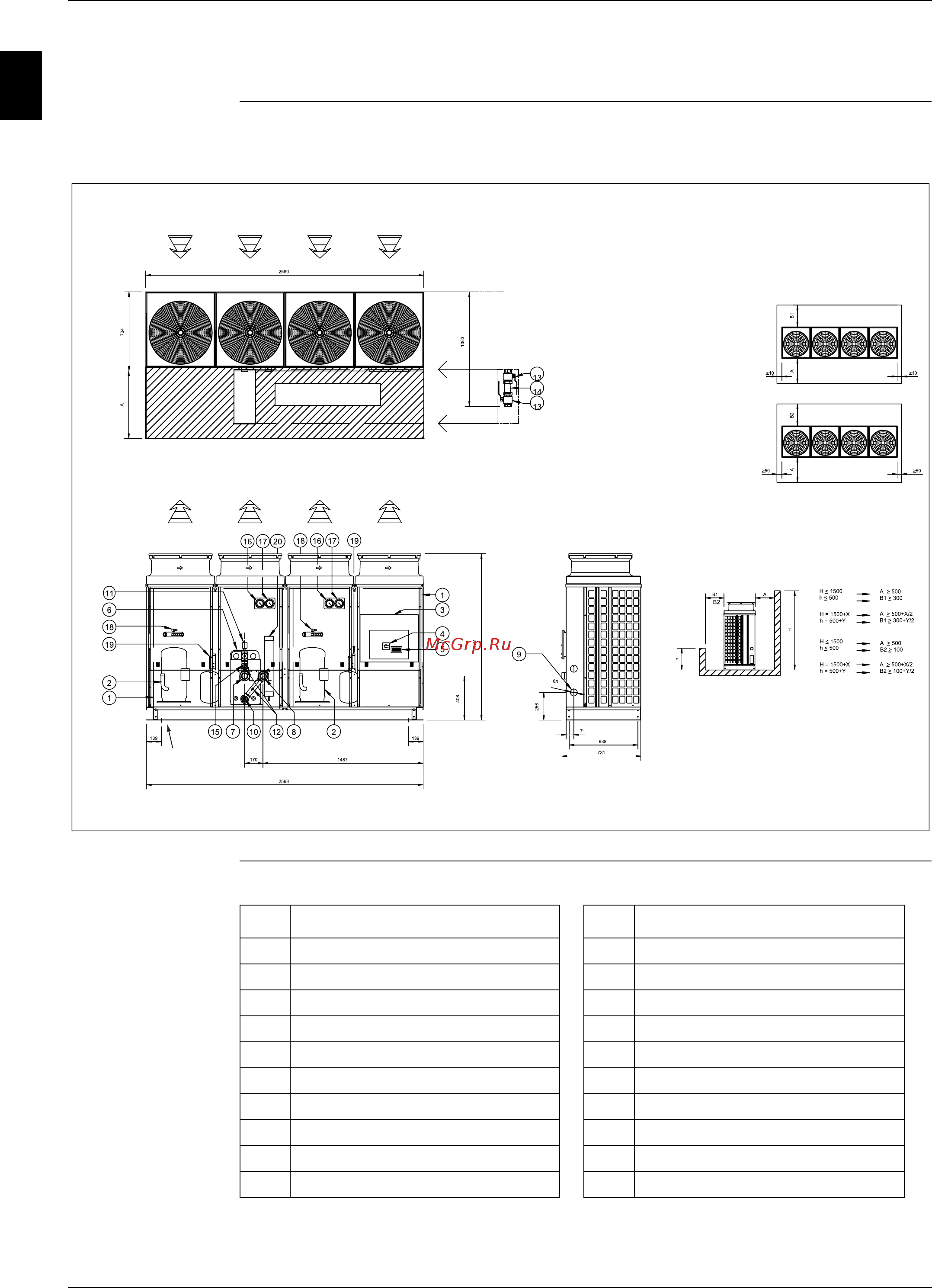 Daikin EUWAN5KAZW1 [68/215] Outlook drawing euwan20 24kazw1 euwyn20 24kazw1
