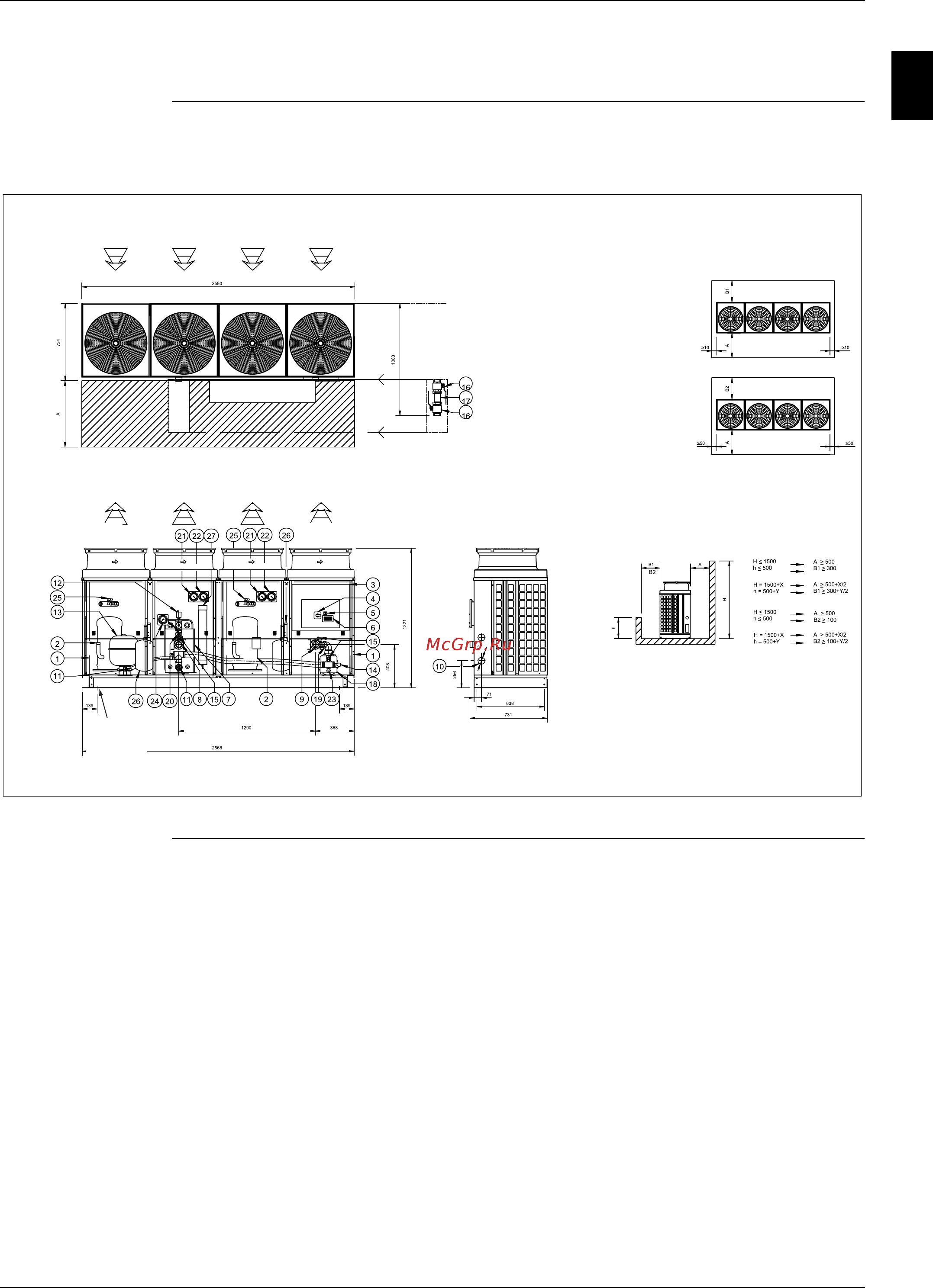 Daikin EUWAB5KAZW1 [69/215] Outlook drawing euwap20 24kazw1 euwyp20 24kazw1